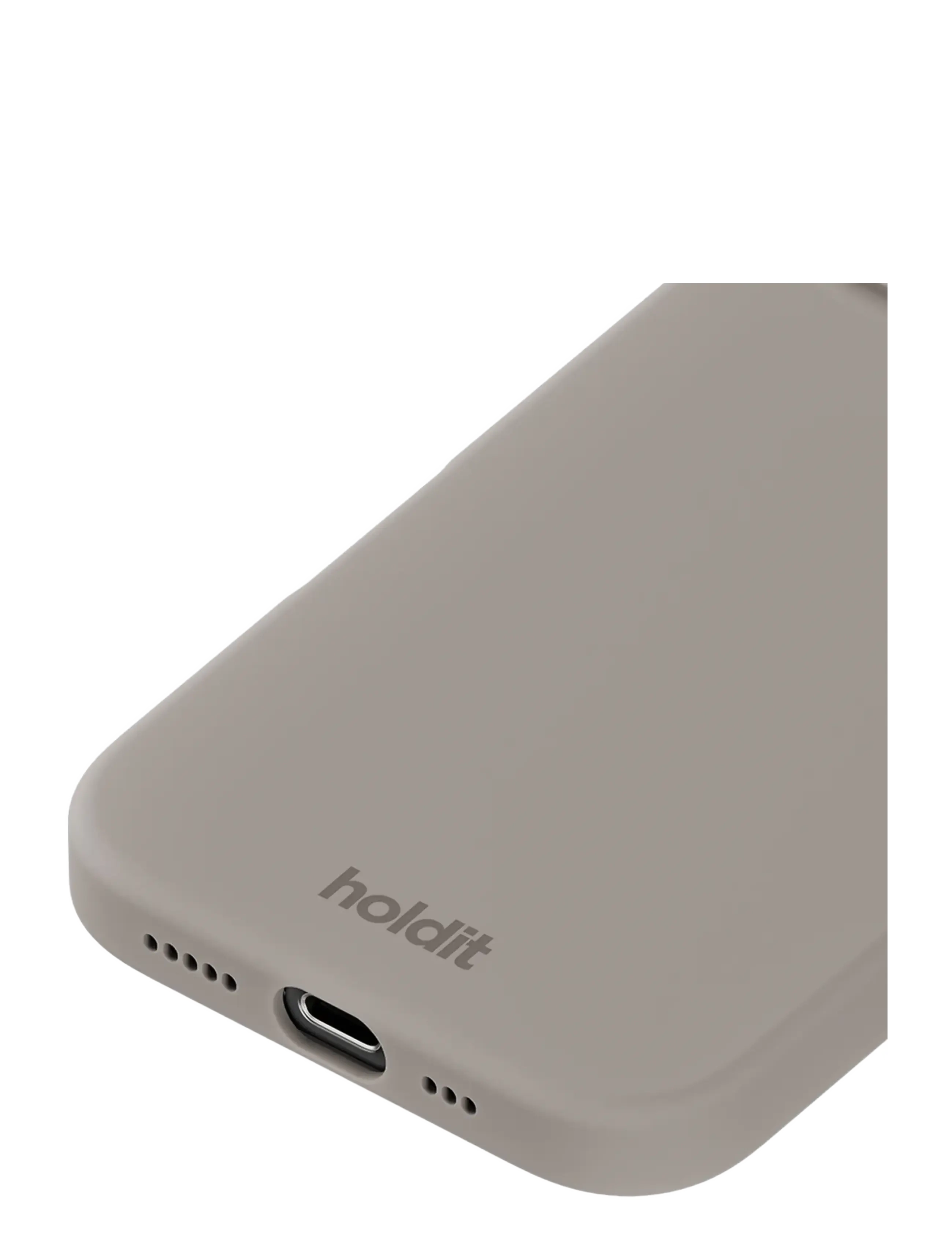 Holdit - Silicone Case iPhone 16 Pro - telefonide ümbrised - taupe - 2