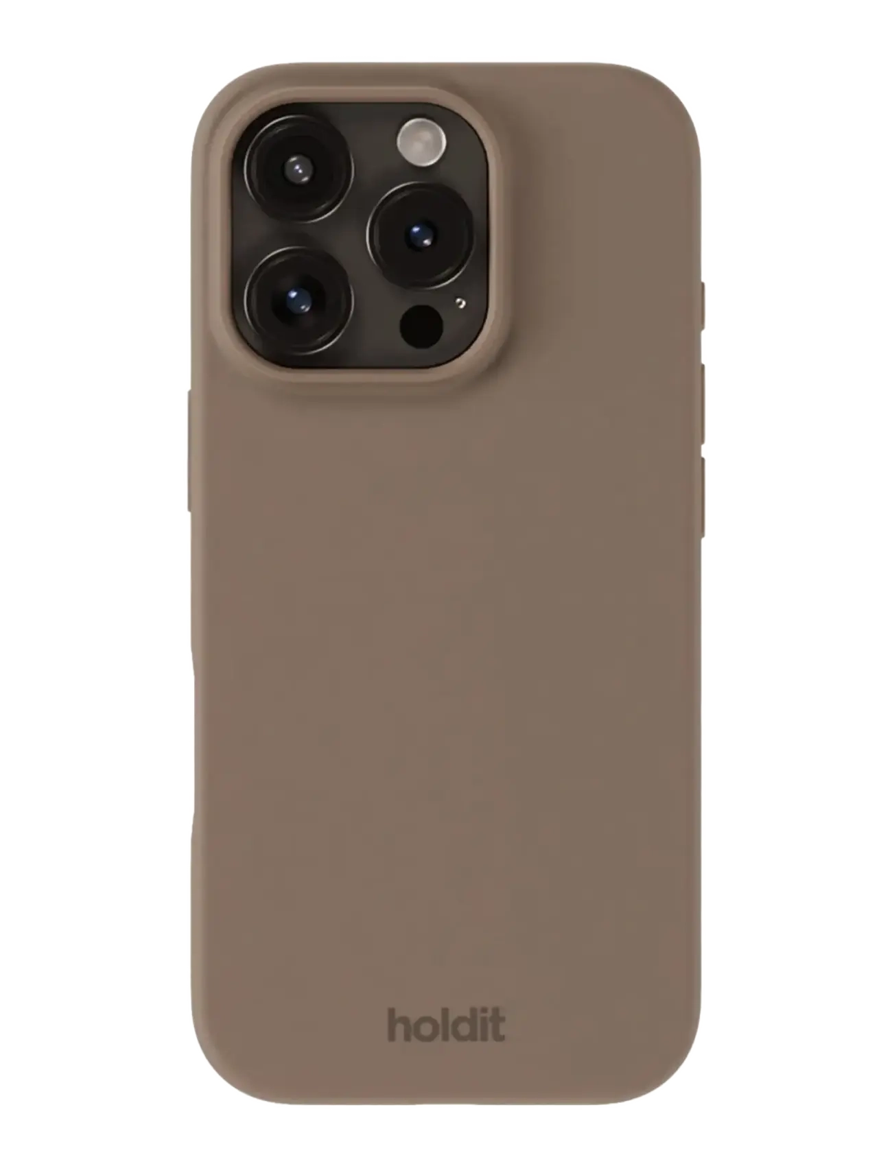 Holdit Silicone Case Mocha Brown, Mænd, Silikone Telefoncover, Brun, Str: IPHONE 16PRO