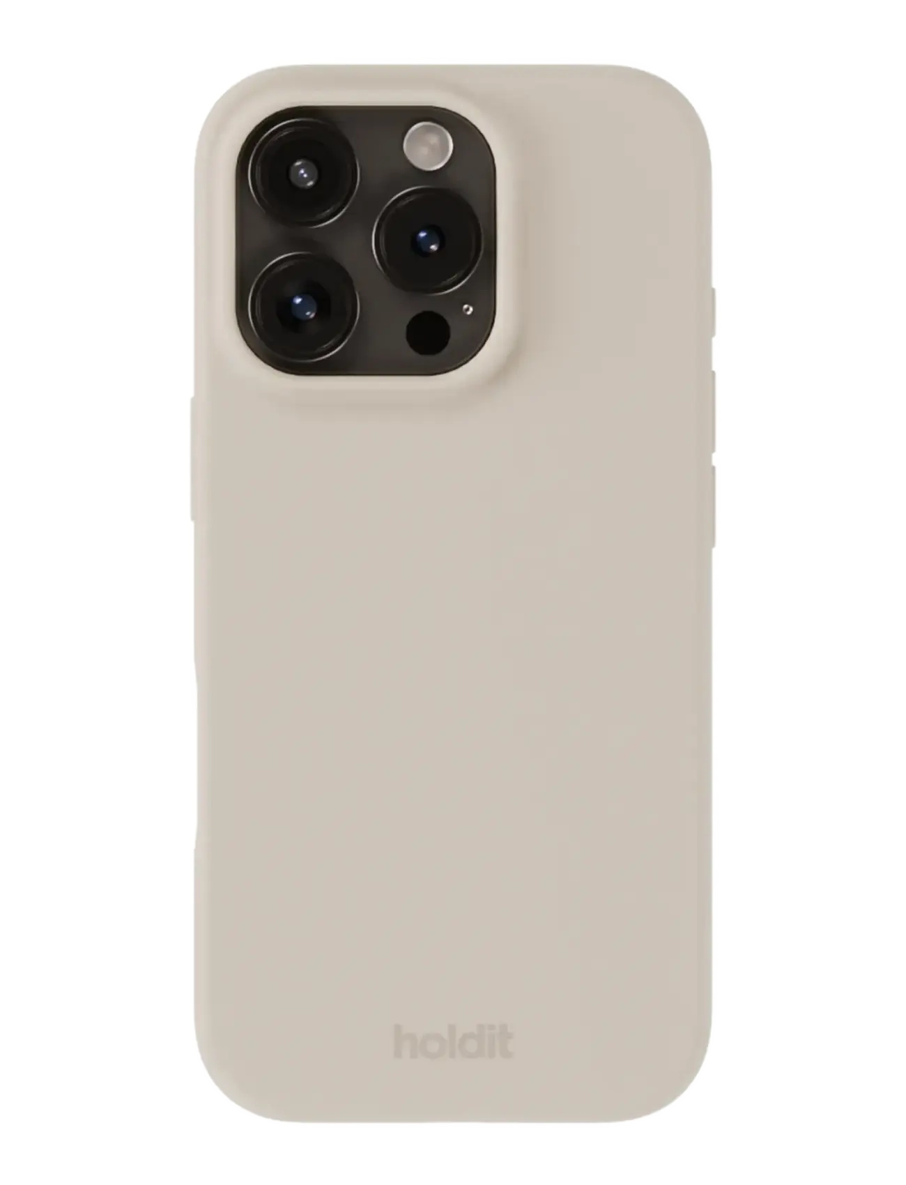 Holdit Silicone Case iPhone 16 Pro - Põhirõivad - LIGHT BEIGE / beige