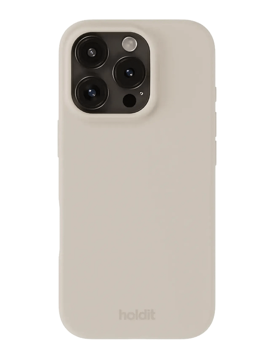 Holdit - Silicone Case iPhone 16 Pro - telefonide ümbrised - light beige - 0