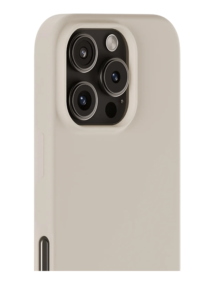 Holdit - Silicone Case iPhone 16 Pro - telefonide ümbrised - light beige - 3