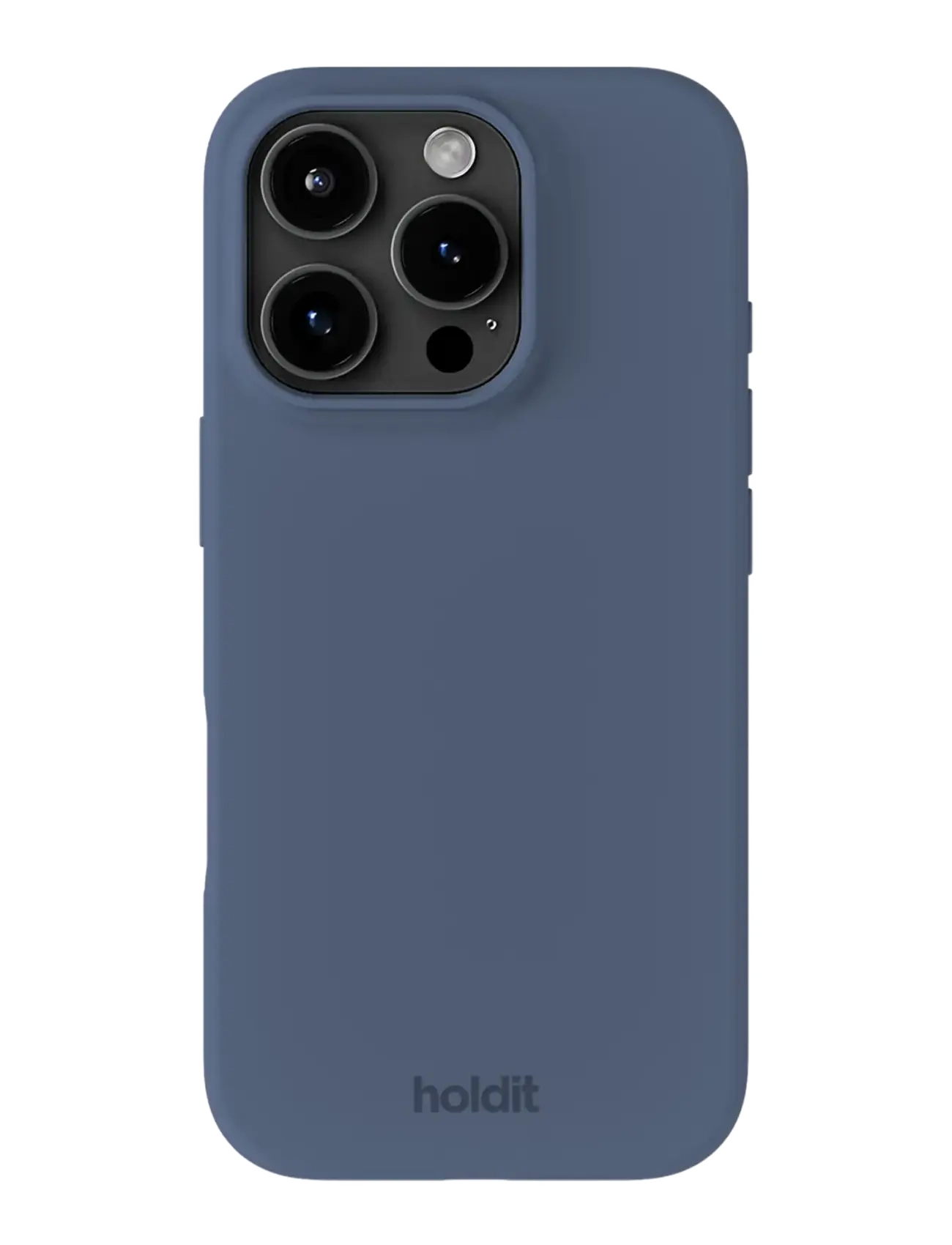 Holdit Silicone Case iPhone 16 Pro - Põhirõivad - PACIFIC BLUE / navy