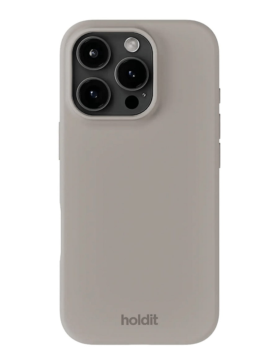Holdit - Silicone Case iPhone 16 Pro Max - telefonide ümbrised - taupe - 0