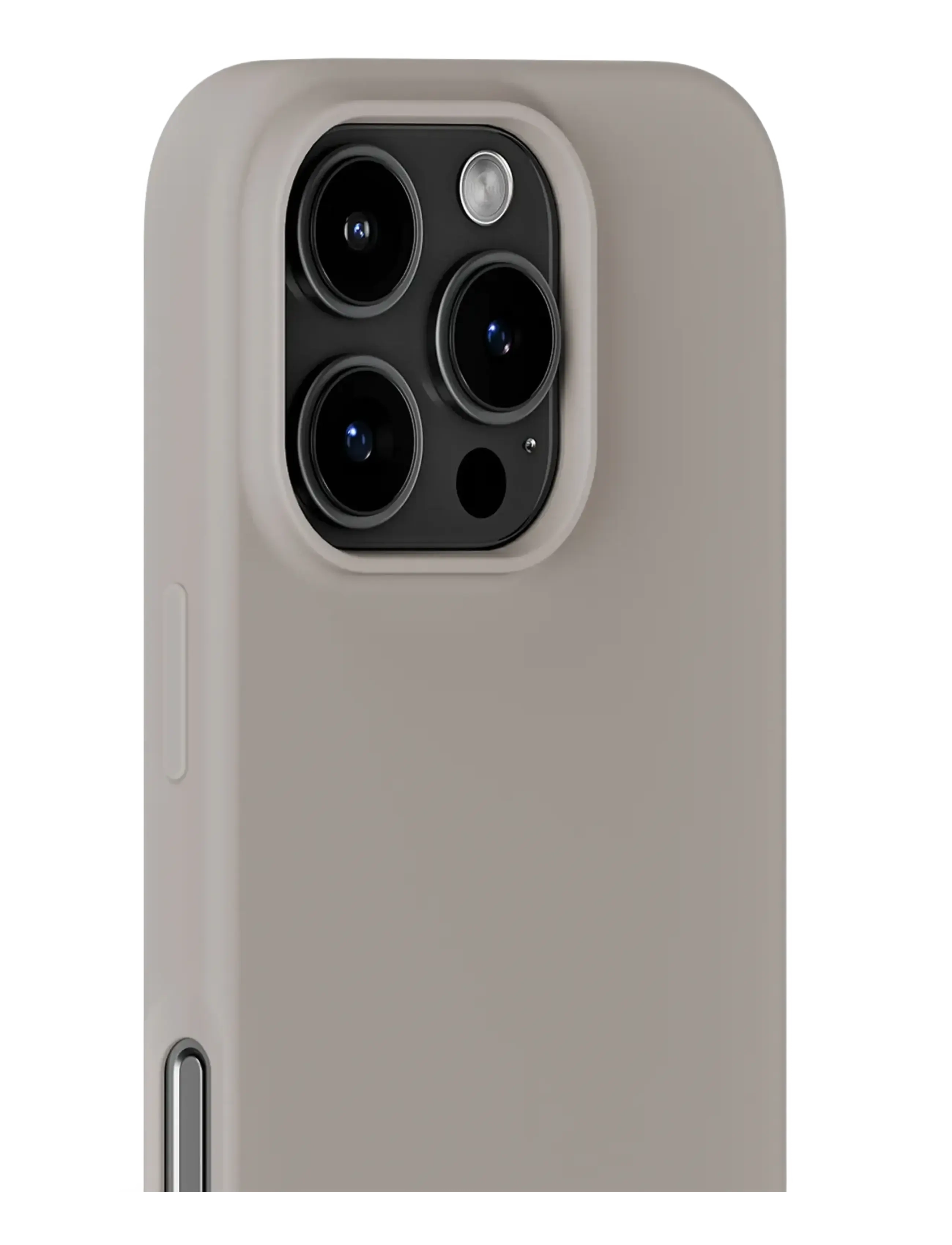 Holdit - Silicone Case iPhone 16 Pro Max - telefonide ümbrised - taupe - 2