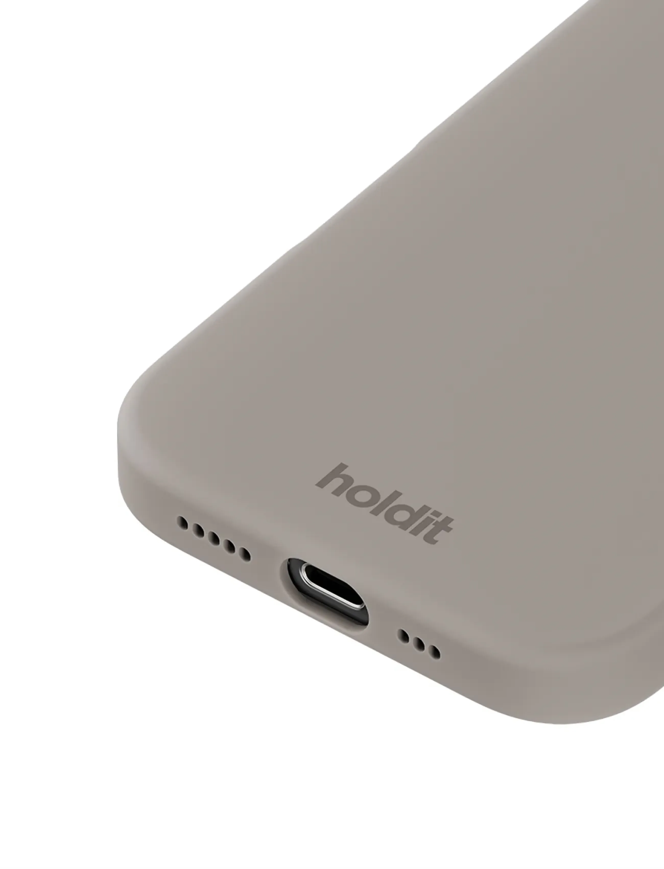 Holdit - Silicone Case iPhone 16 Pro Max - telefonide ümbrised - taupe - 3