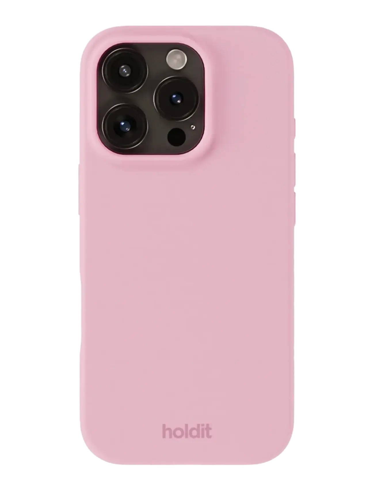 Holdit Silicone Case iPhone 16 Pro Max - Põhirõivad - PINK / pink/rose