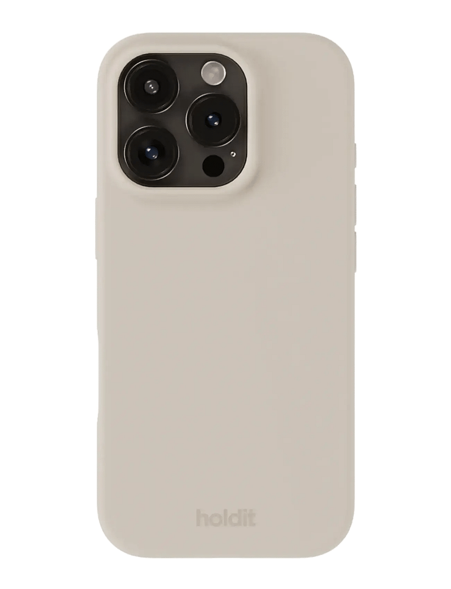 Holdit - Silicone Case iPhone 16 Pro Max - telefonide ümbrised - light beige - 0