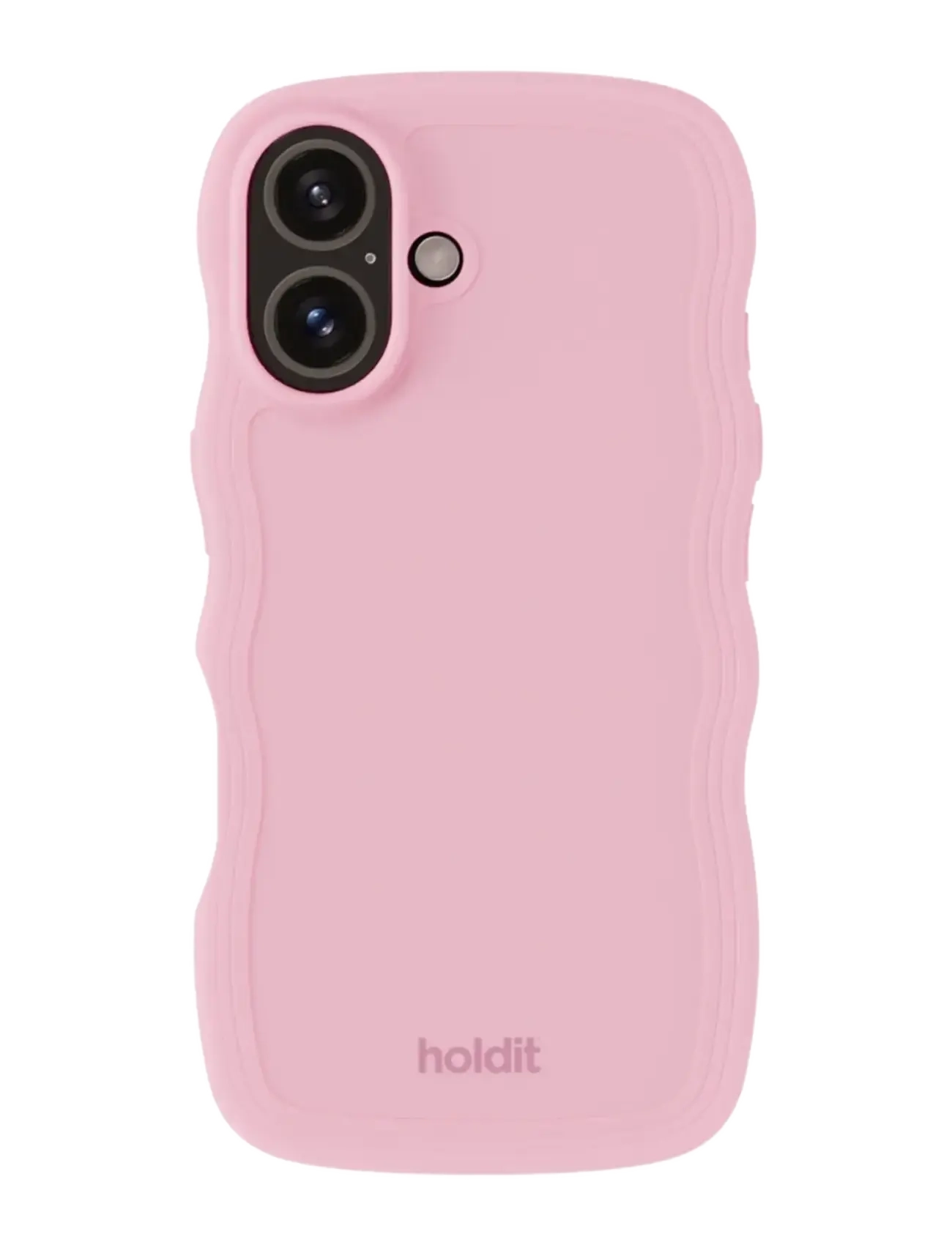 Holdit Wavy Case Pink - Mobildeksler - PINK / pink/rose