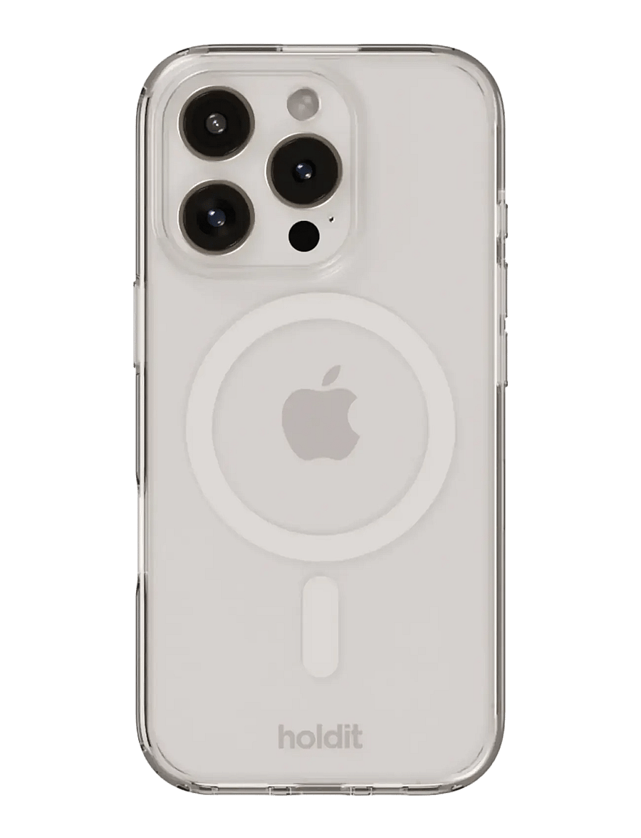 Holdit - Transparent Case Magsafe Cpt. IPH 16 Pro - telefonide ümbrised - white/transparent - 0
