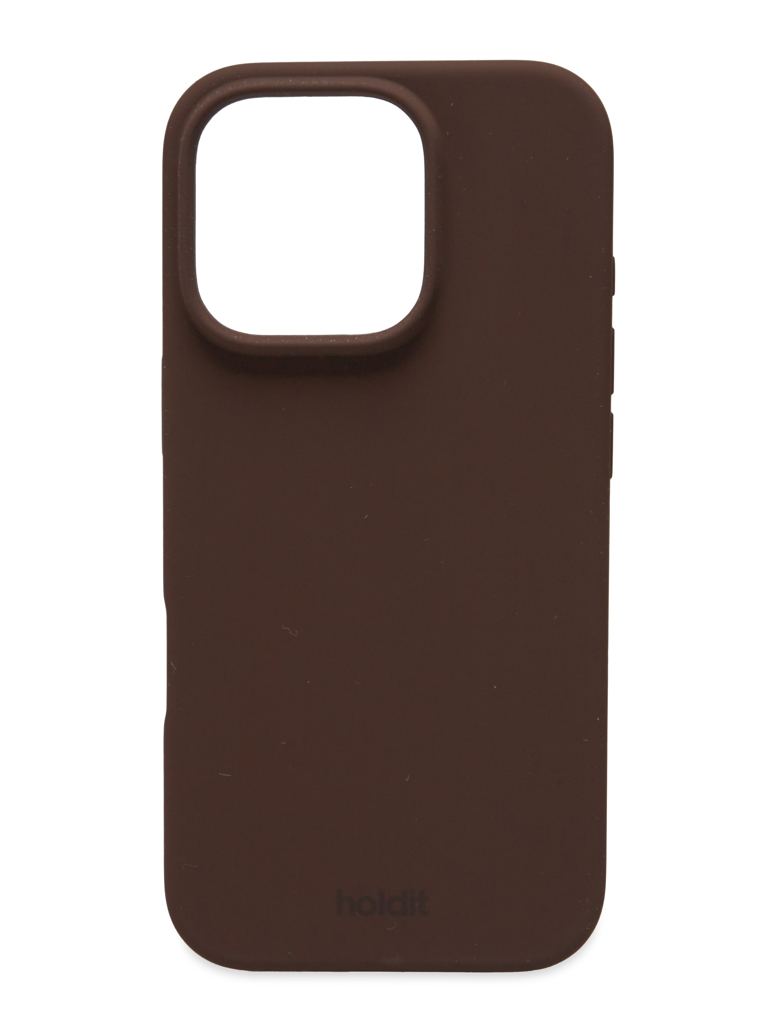 Holdit Silicone Case iPhone 12/12 Pro - Telefonide ümbrised - CHOCOLATE / brown
