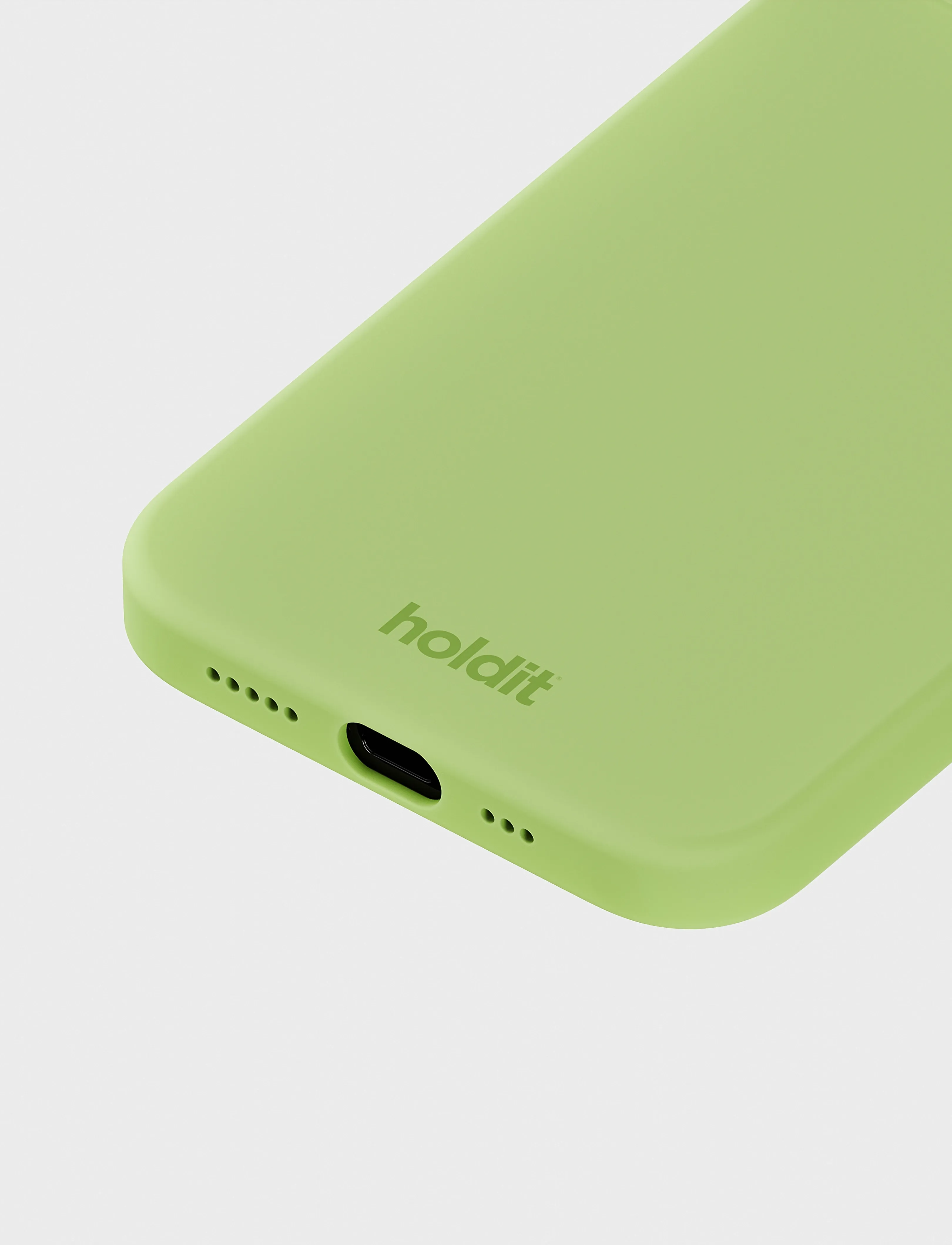Holdit Silicone Case Matcha, Mænd, Silikone Telefoncover, Grøn, Str: IPHONE 12-12PRO