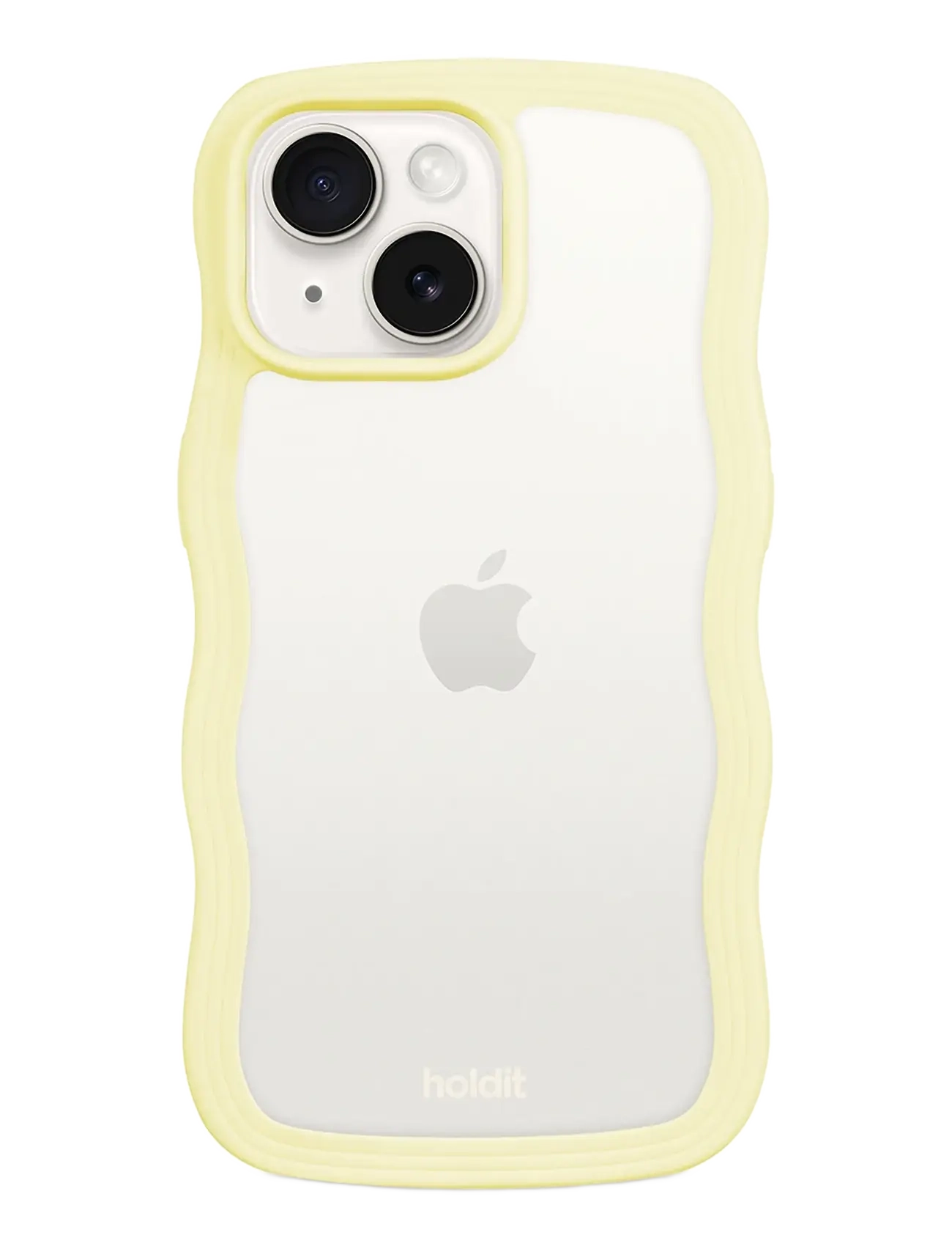 HOLDIT Wavy Case Iphone Lemonade/Transparent Gelb - IPHONE 16E/15-14-13 - Damen