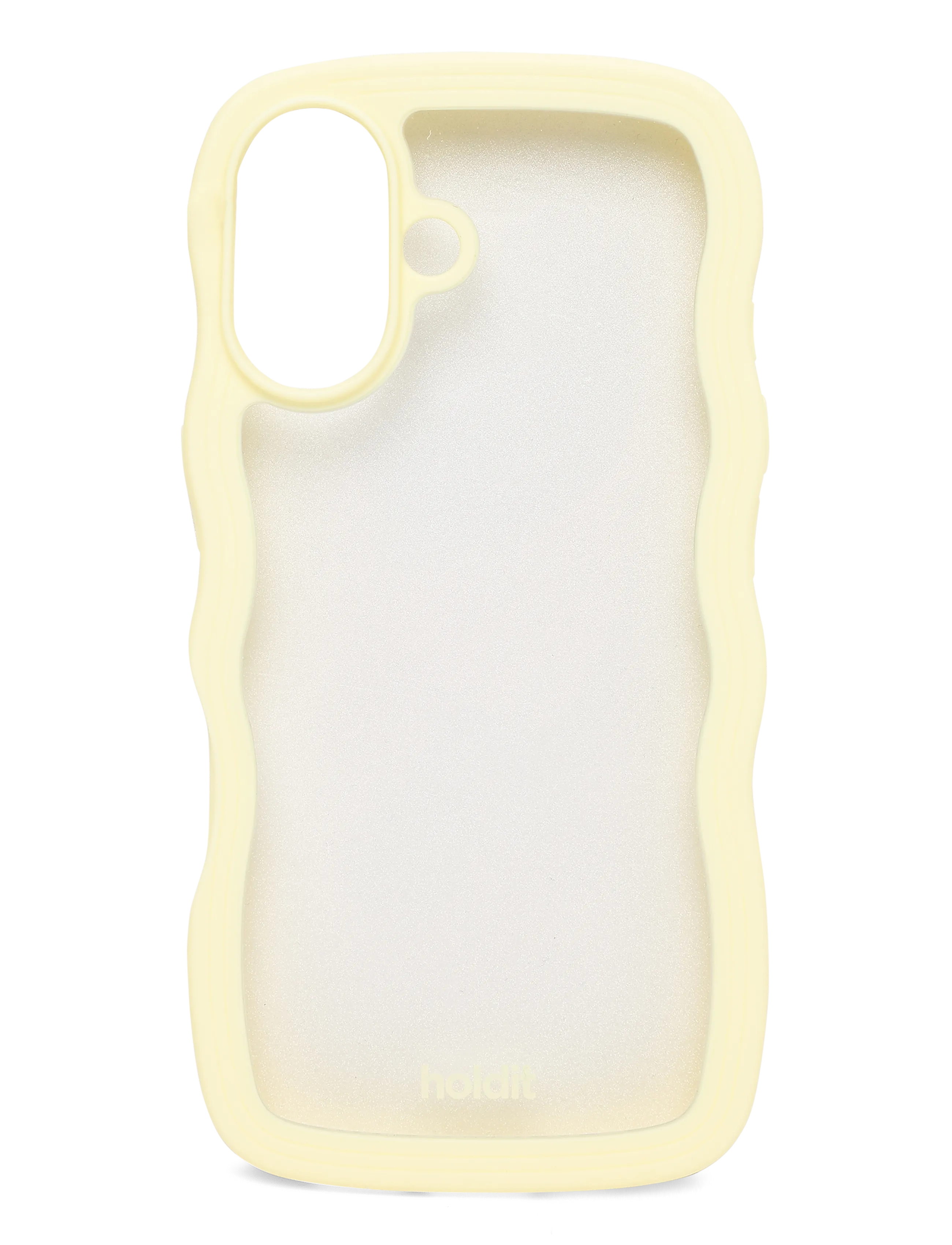 HOLDIT Wavy Case Iphone Lemonade/Transparent Gelb - IPHONE 16 - Damen