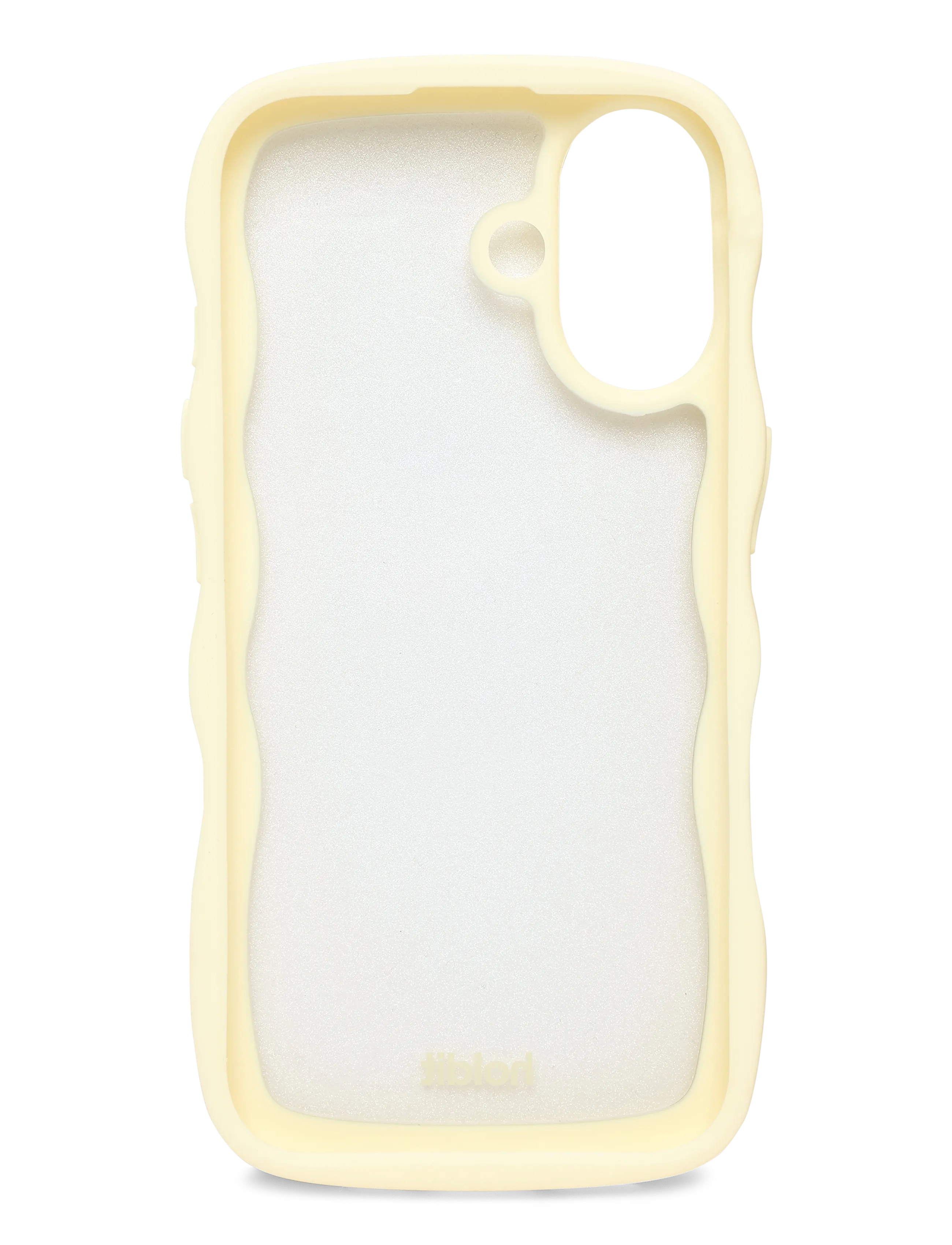 Holdit - Wavy Case iPhone Lemonade/Transparent - die niedrigsten preise - lemonade/transparent - 1