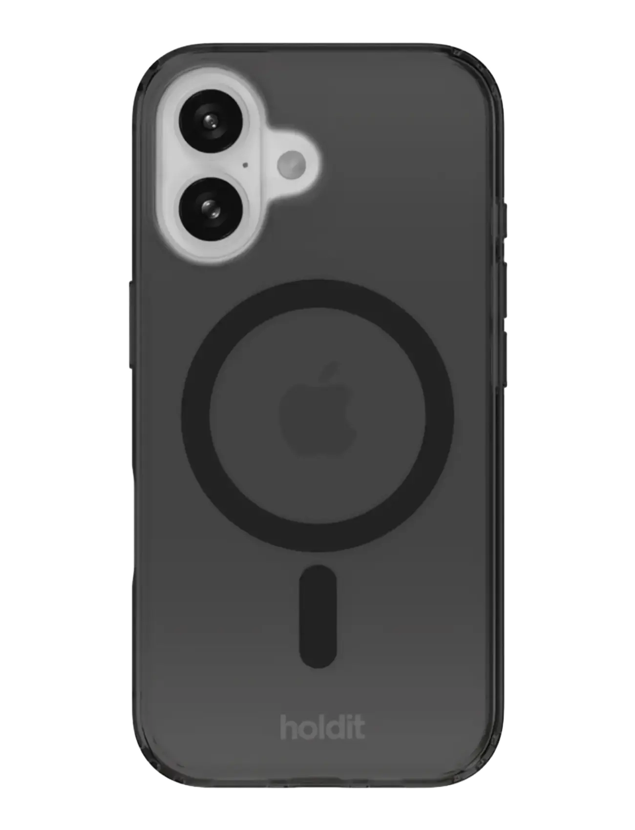 Holdit Transparent Case Magsafe Cpt. IPH 16 - Põhirõivad - BLACK / black