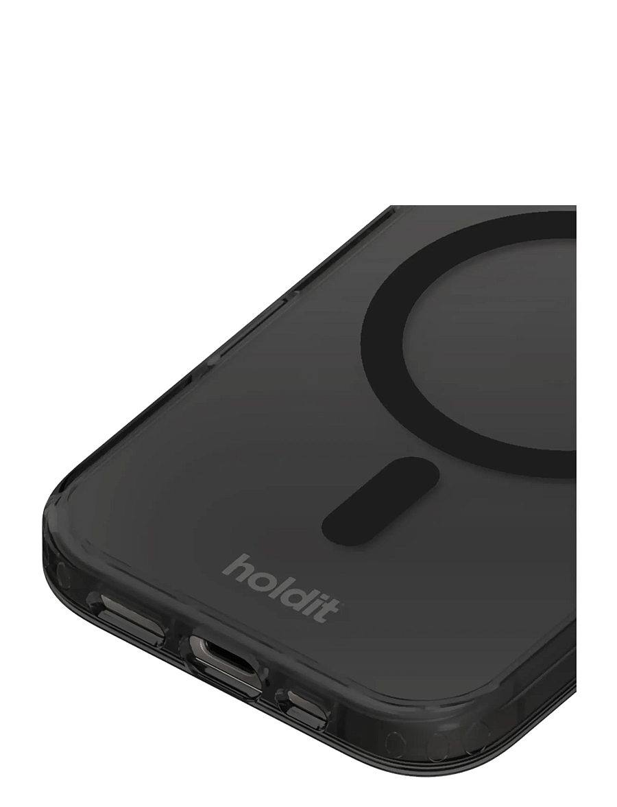 Holdit - Transparent Case Magsafe Cpt. IPH 16 - telefonide ümbrised - black - 2