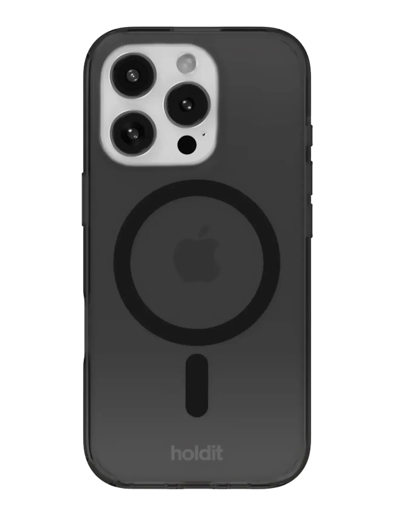 Holdit Transparent Case Magsafe Cpt. IPH 16 Pro - Põhirõivad - BLACK / black