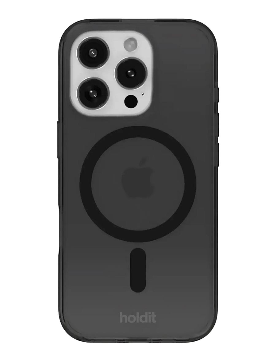 Holdit - Transparent Case Magsafe Cpt. IPH 16 Pro - telefonide ümbrised - black - 0