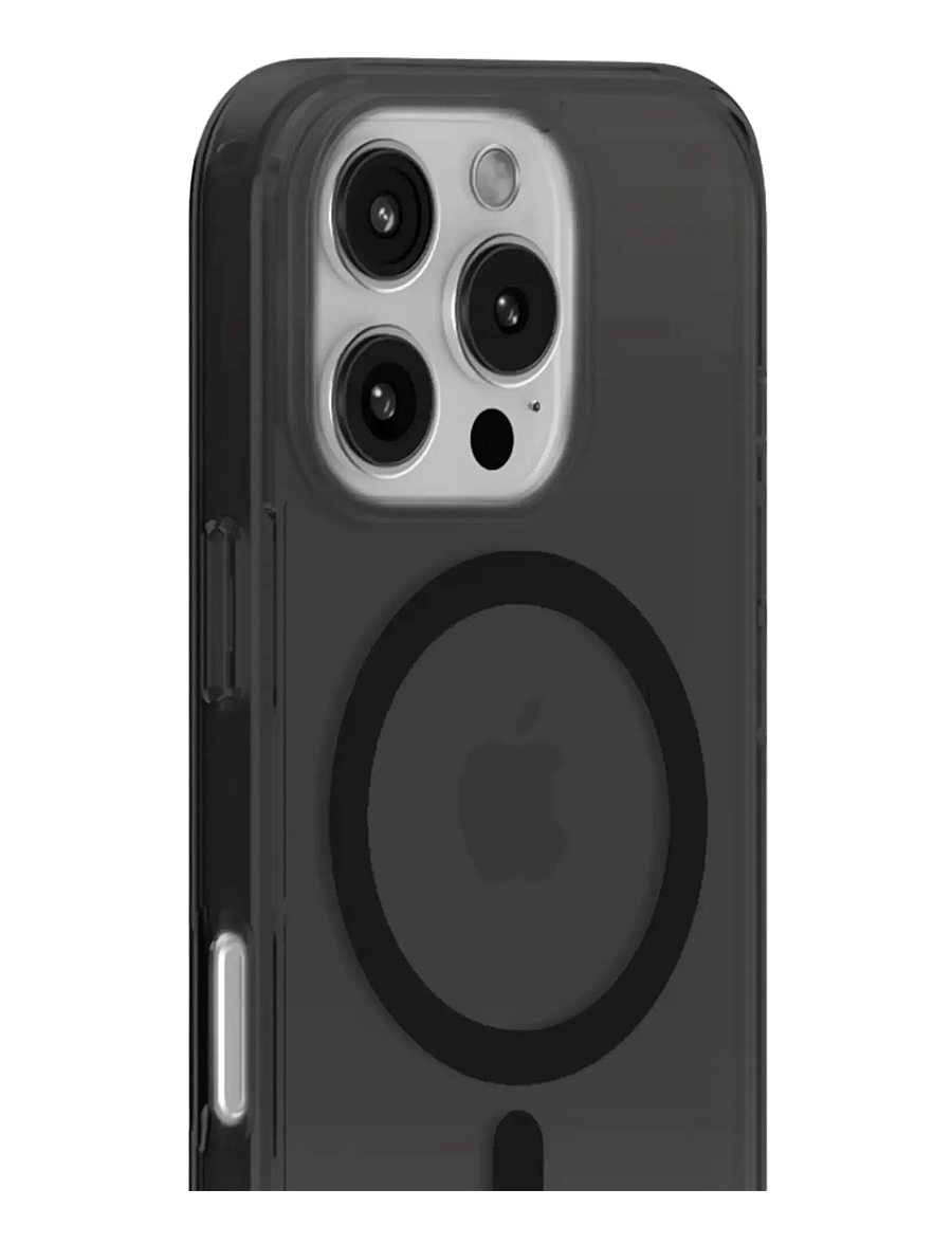 Holdit - Transparent Case Magsafe Cpt. IPH 16 Pro - telefonide ümbrised - black - 2