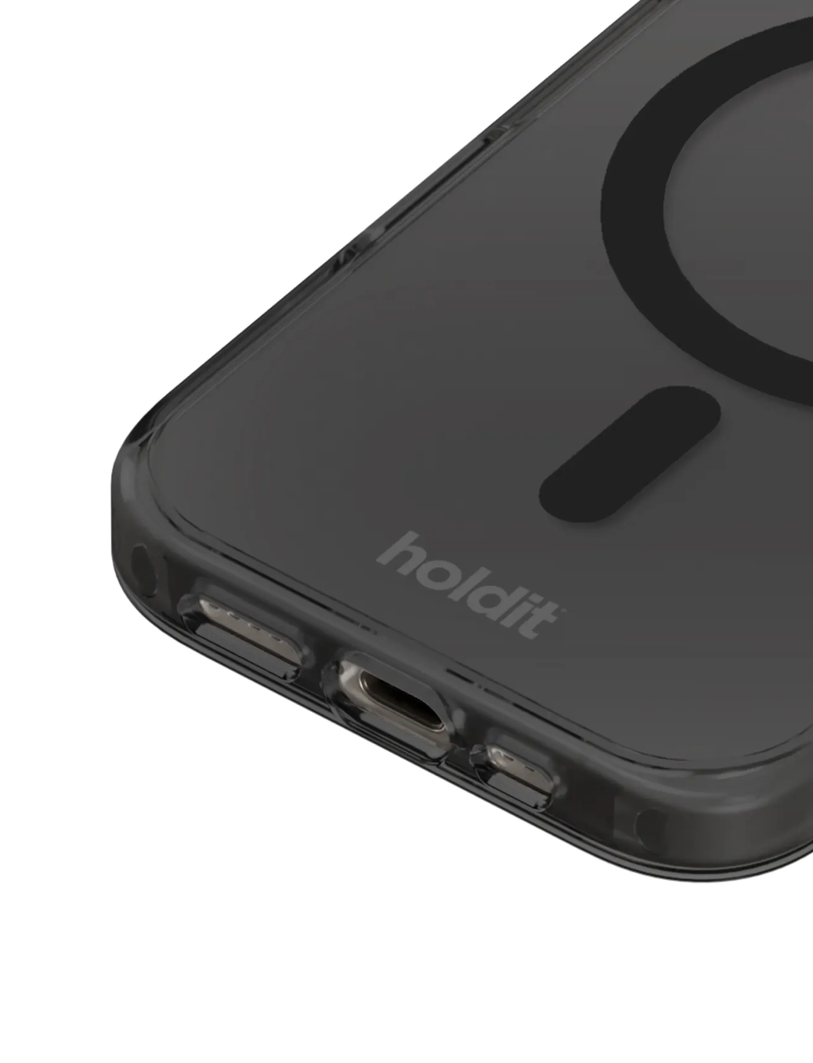 Holdit - Transparent Case Magsafe Cpt. IPH 16 Pro - telefonide ümbrised - black - 3