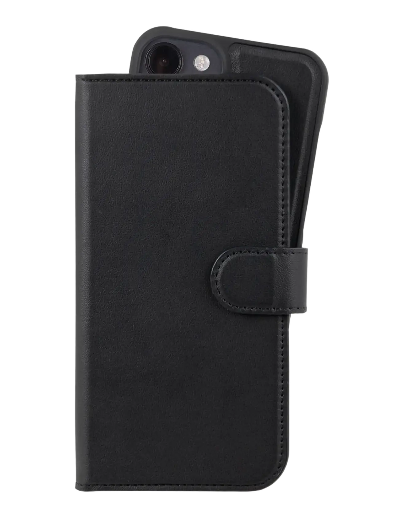 Holdit Wallet Case MagSafe Plus iPhone 15 - Põhirõivad - BLACK / black