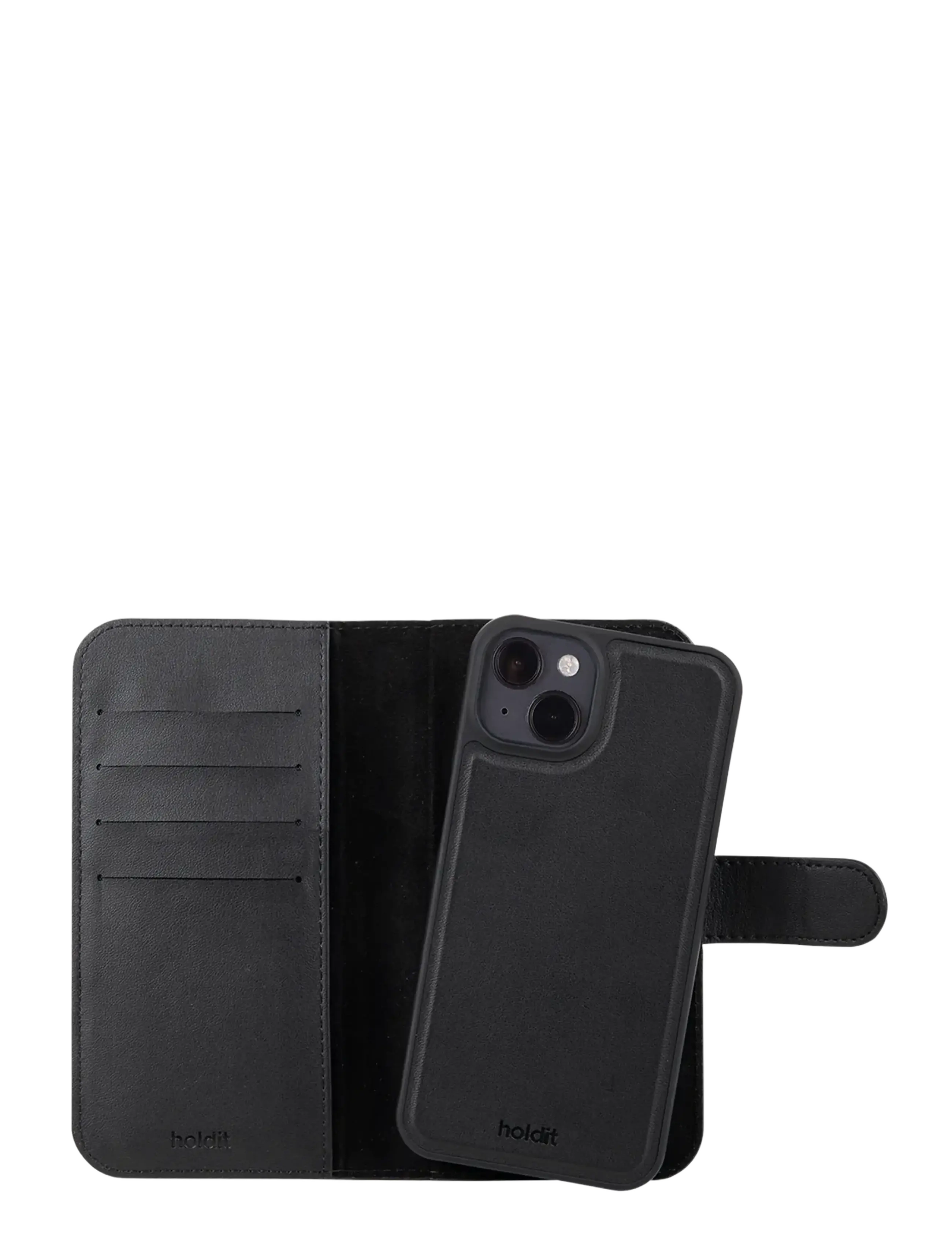 Holdit - Wallet Case MagSafe Plus iPhone 15 - telefonide ümbrised - black - 1