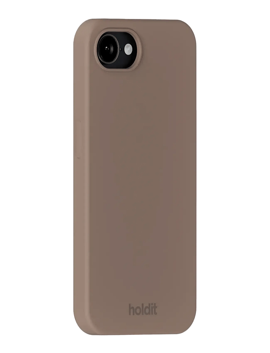 Holdit - Silicone Case iPhone 16e - mobilskal - mocha brown - 0