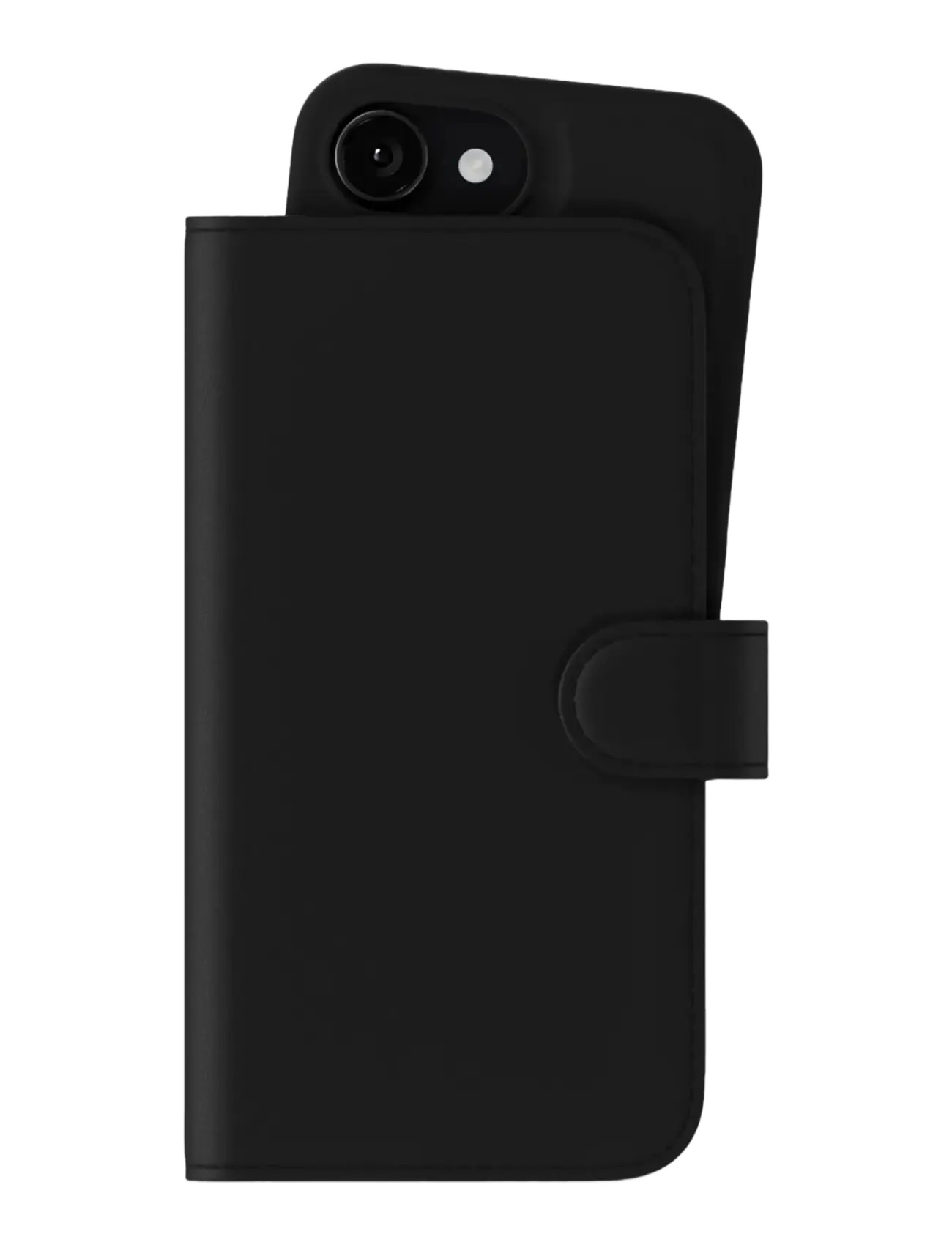Holdit Wallet Case MagSafe Plus iPhone 17e/16e - Põhirõivad - BLACK / black