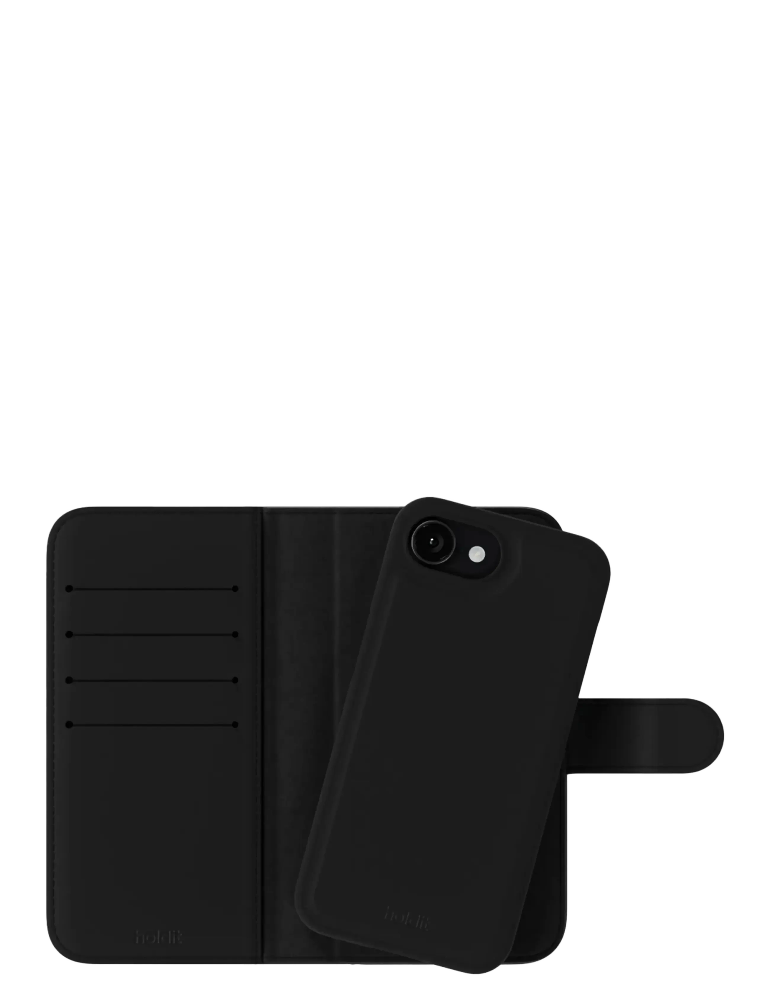 Holdit - Wallet Case MagSafe Plus iPhone 17e/16e - telefonide ümbrised - black - 1