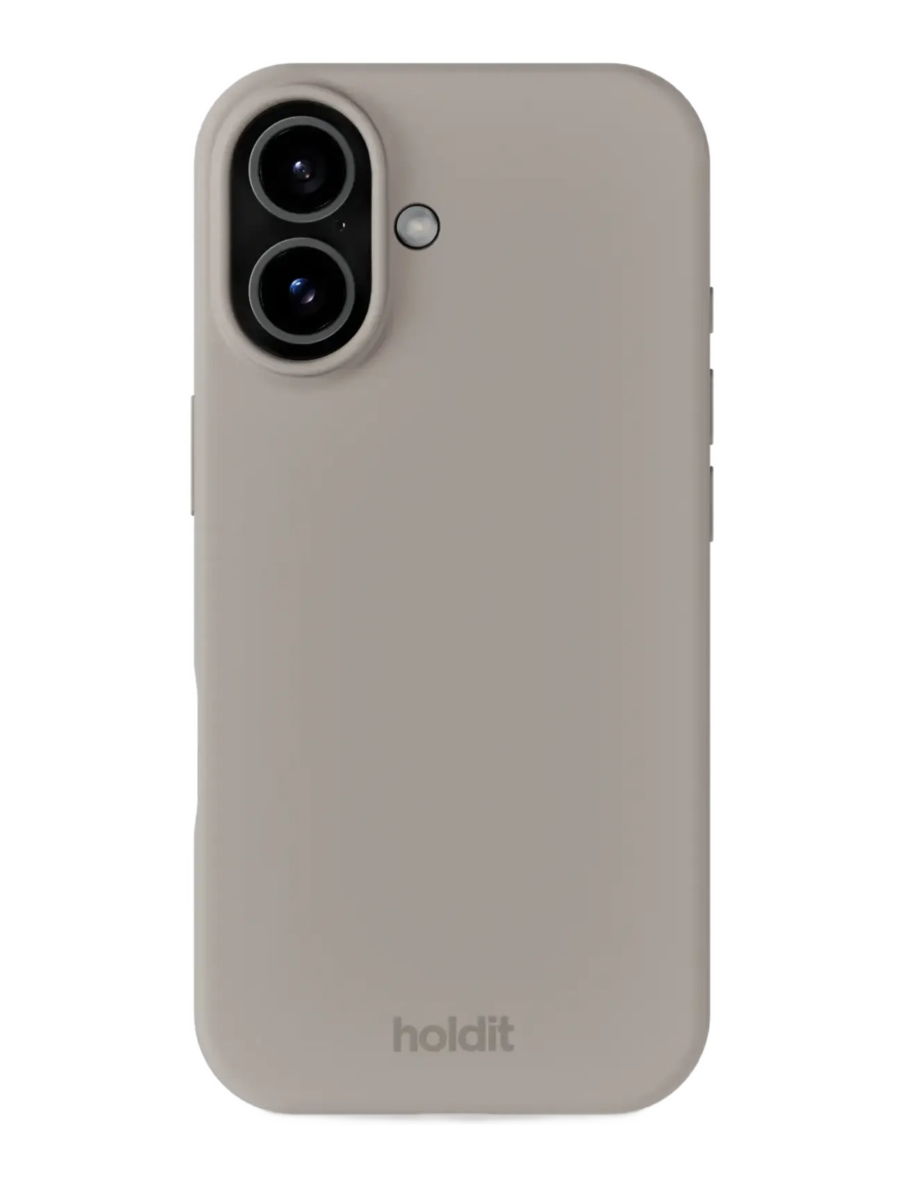 Holdit Silicone Case iPhone 17 - Põhirõivad - TAUPE / grey