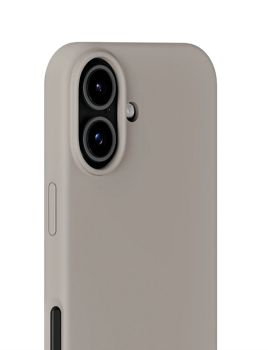 Holdit - Silicone Case iPhone 17 - telefonide ümbrised - taupe - 2