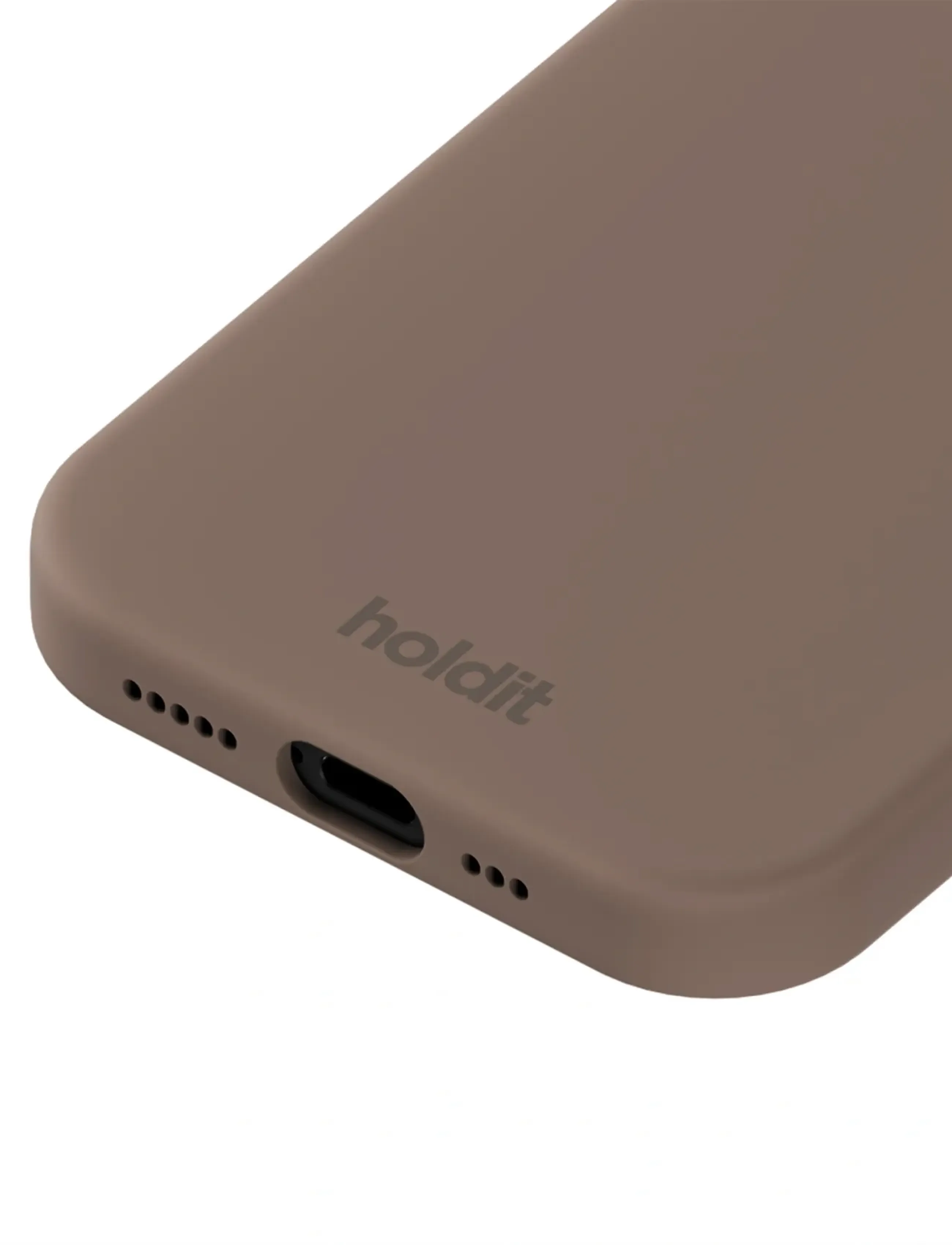Holdit - Silicone Case iPhone 17 - lowest prices - mocha brown - 3