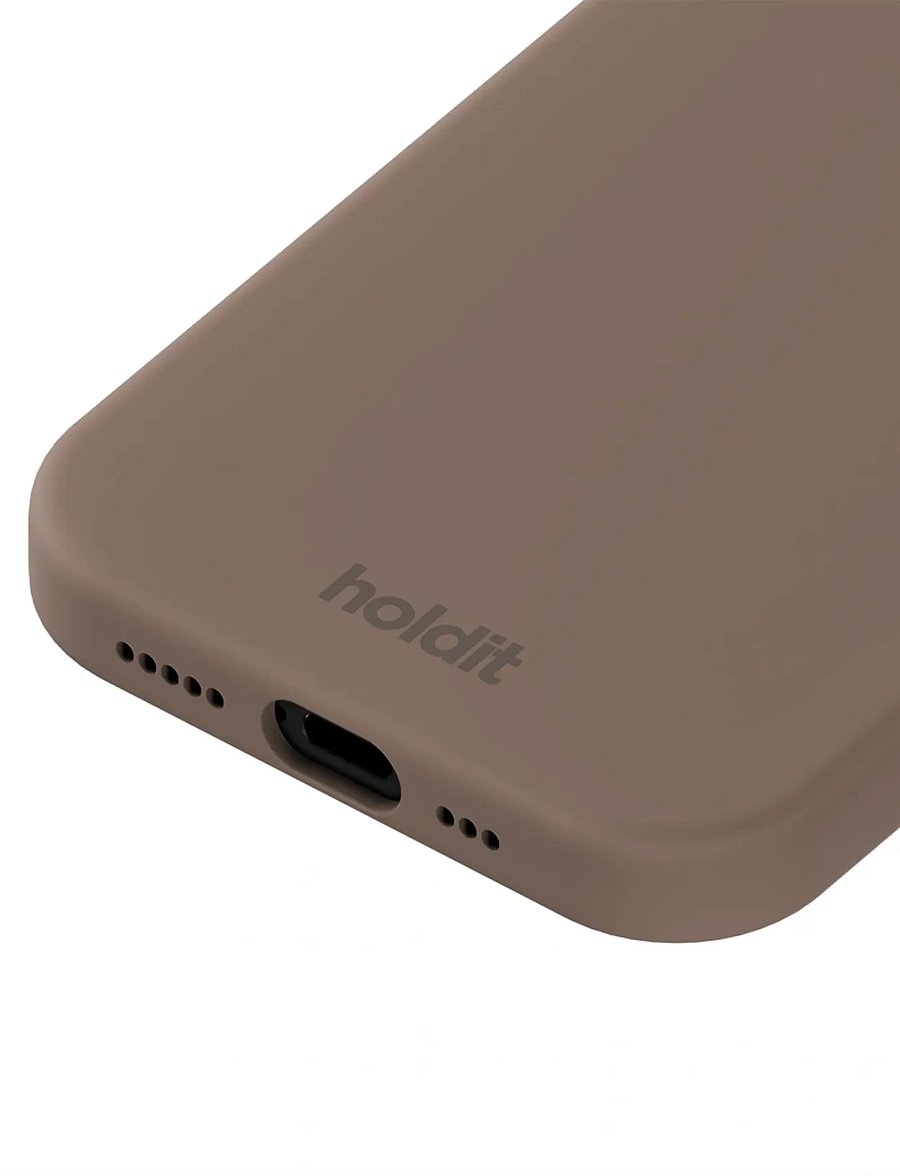 Holdit - Silicone Case iPhone 17 - mobilskal - mocha brown - 3