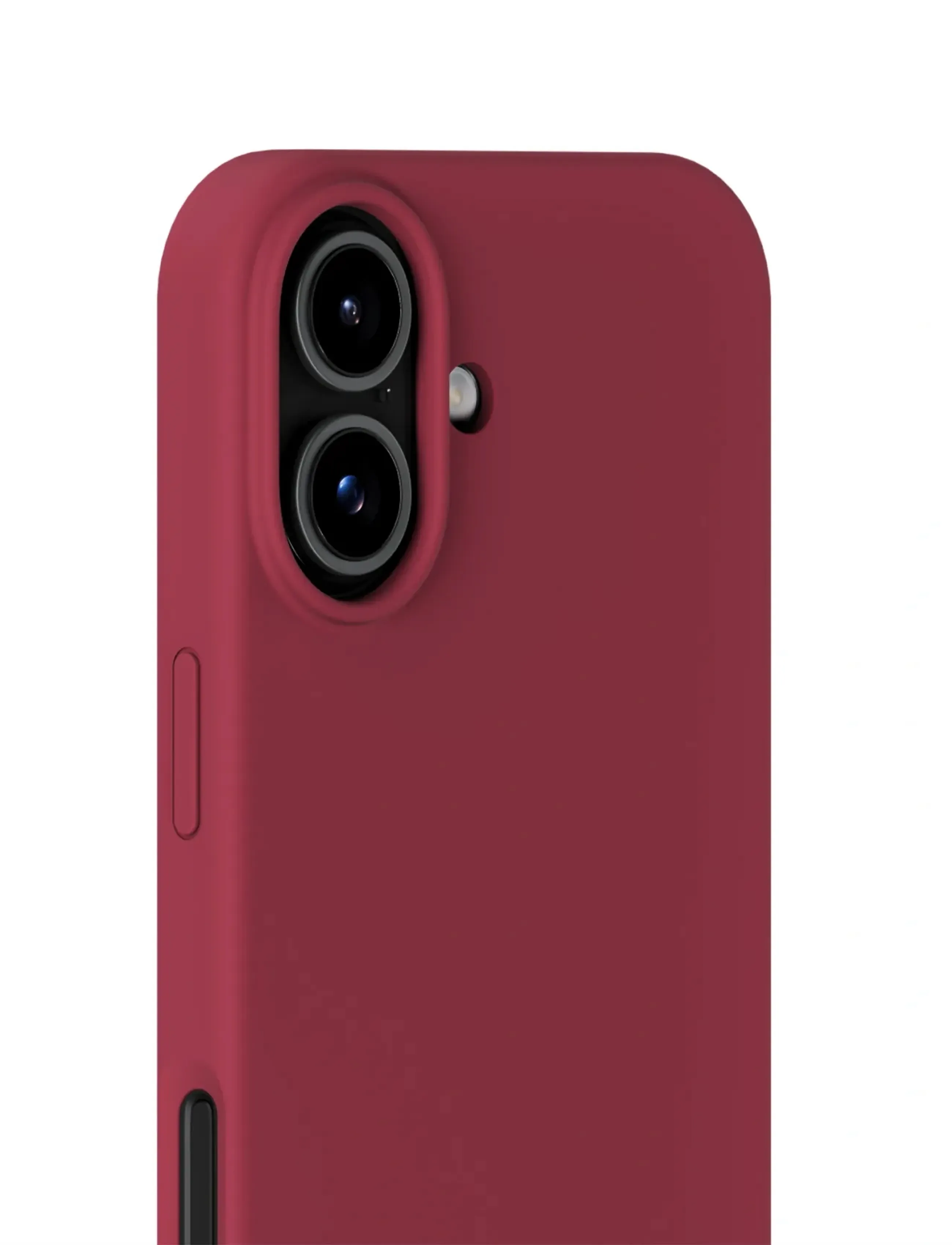 Holdit - Silicone Case iPhone 17 - die niedrigsten preise - red velvet - 3