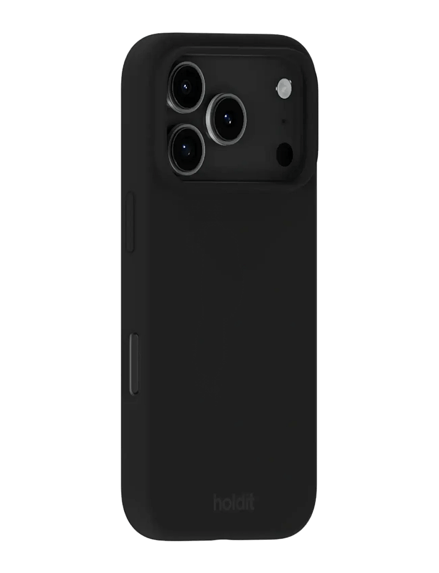 Holdit - Silicone Case iPhone 17 Pro - mobilskal - black - 1