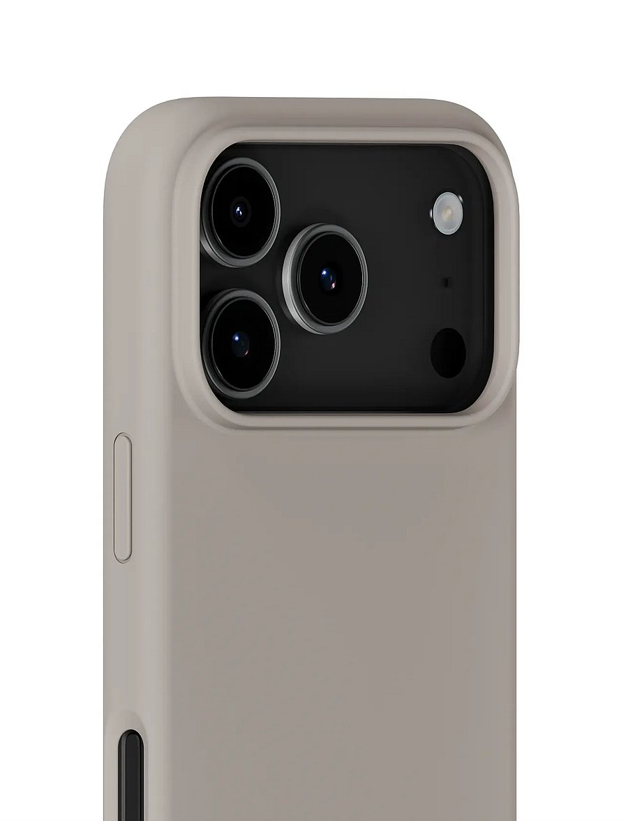 Holdit - Silicone Case iPhone 17 Pro - telefonide ümbrised - taupe - 2