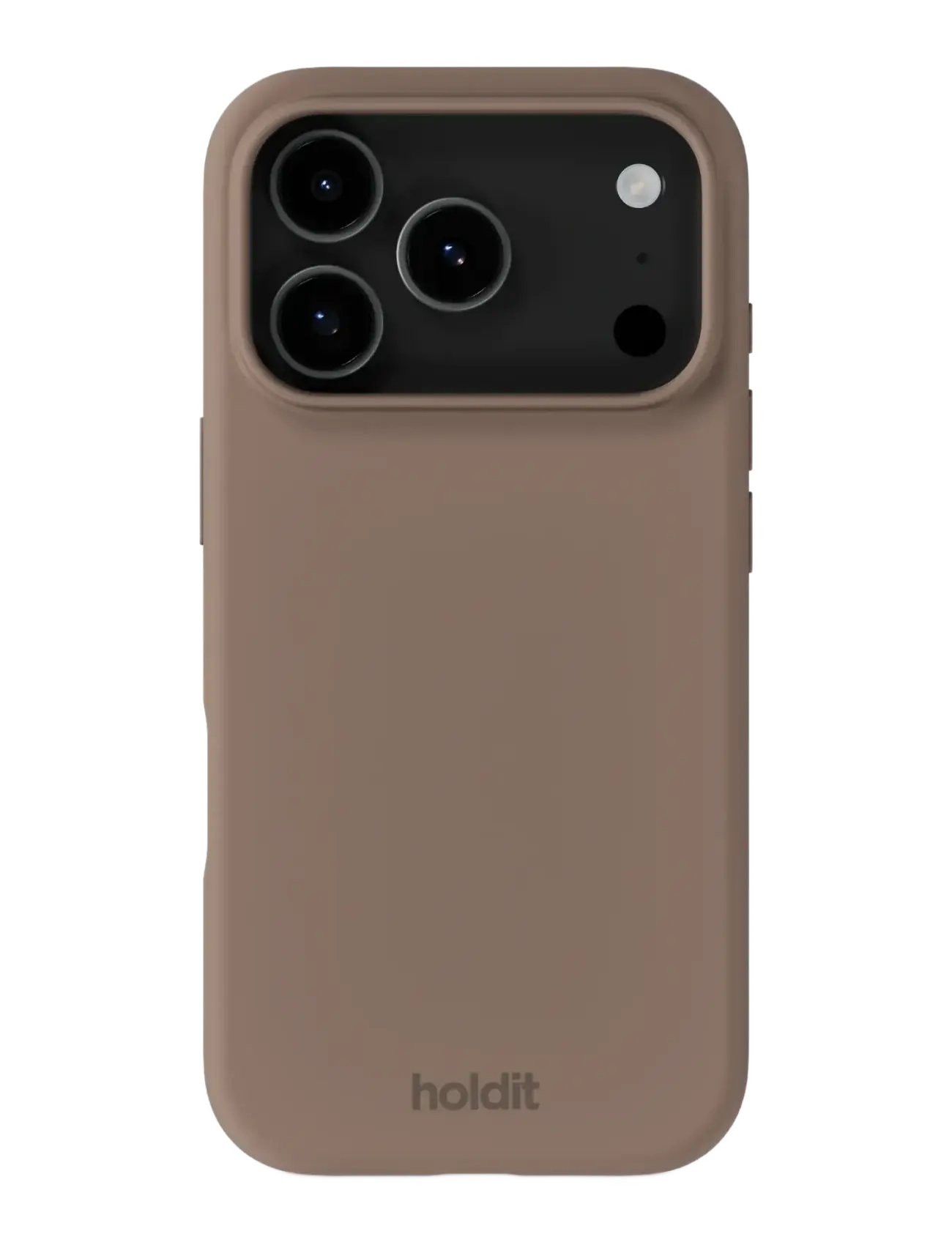 Holdit Silicone Case Iphone 17 Pro, Kvinder, iPhone 17 Pro Silikone Cover, Brun, Str: IPHONE 17PRO