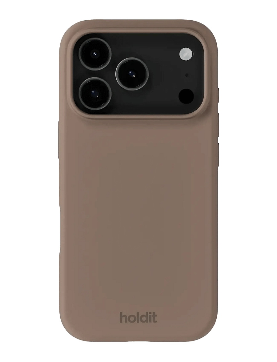 Holdit - Silicone Case iPhone 17 Pro - telefonide ümbrised - mocha brown - 0