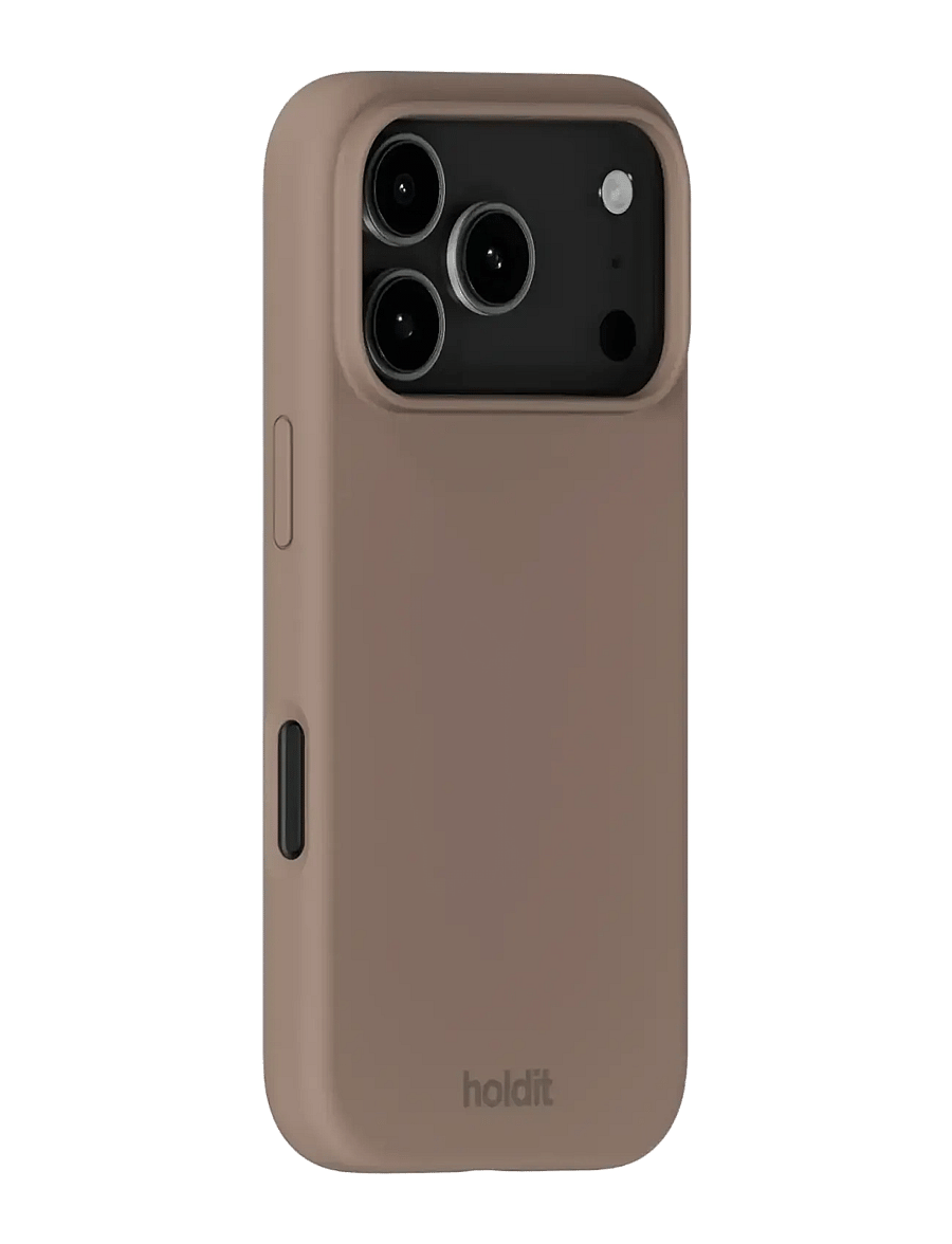 Holdit - Silicone Case iPhone 17 Pro - telefonide ümbrised - mocha brown - 1
