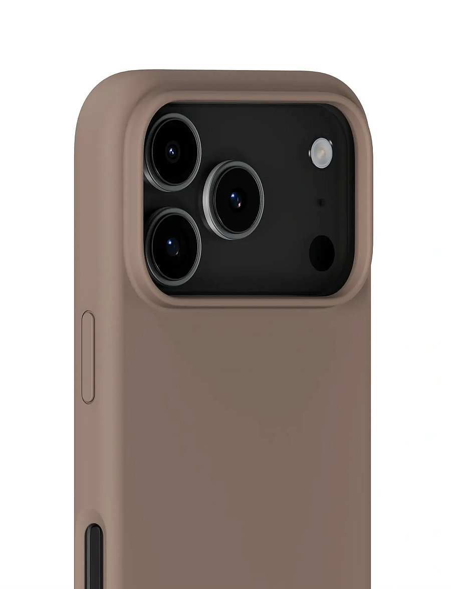 Holdit - Silicone Case iPhone 17 Pro - telefonide ümbrised - mocha brown - 3