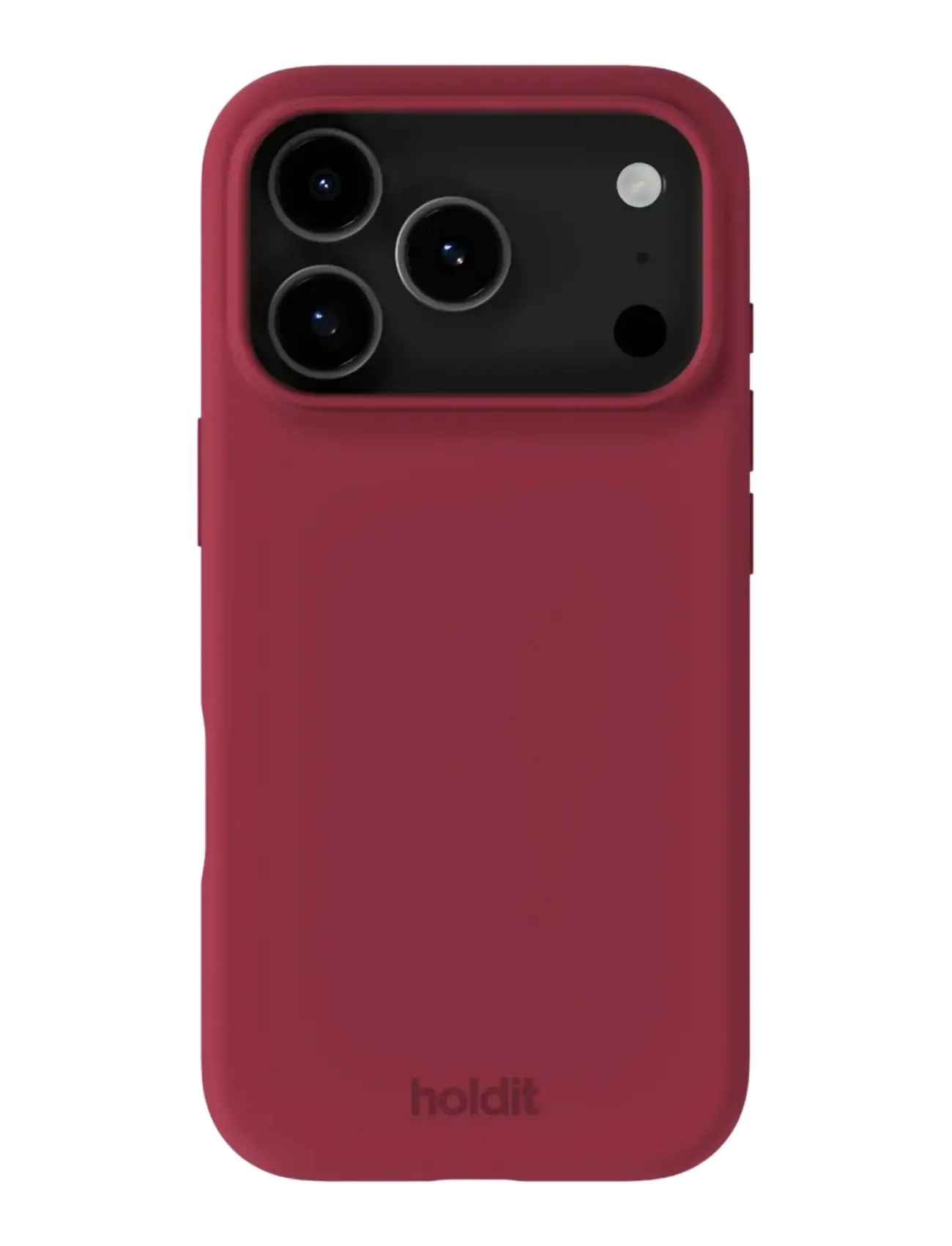 Holdit Silicone Case iPhone 17 - Mobile accessories - RED VELVET / red