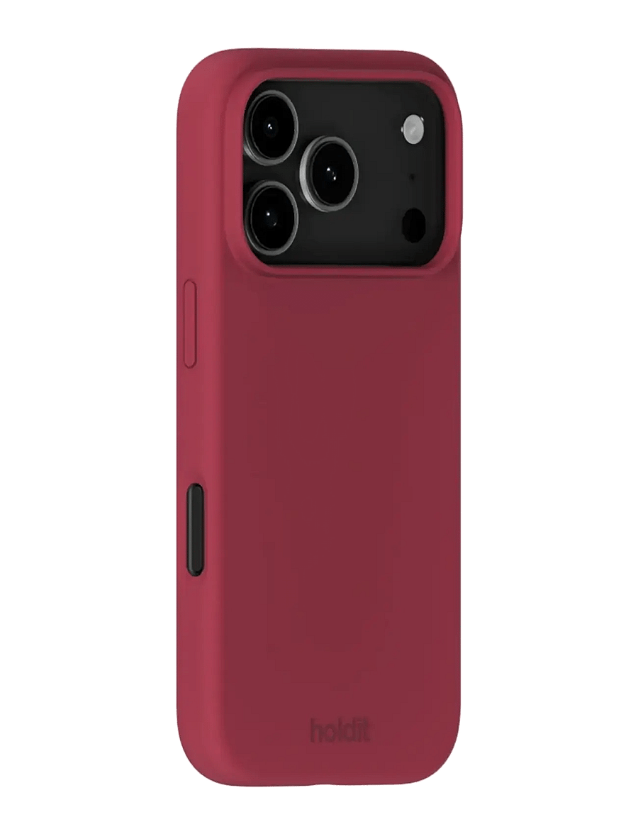 Holdit - Silicone Case iPhone 17 Pro - handyhüllen - red velvet - 1