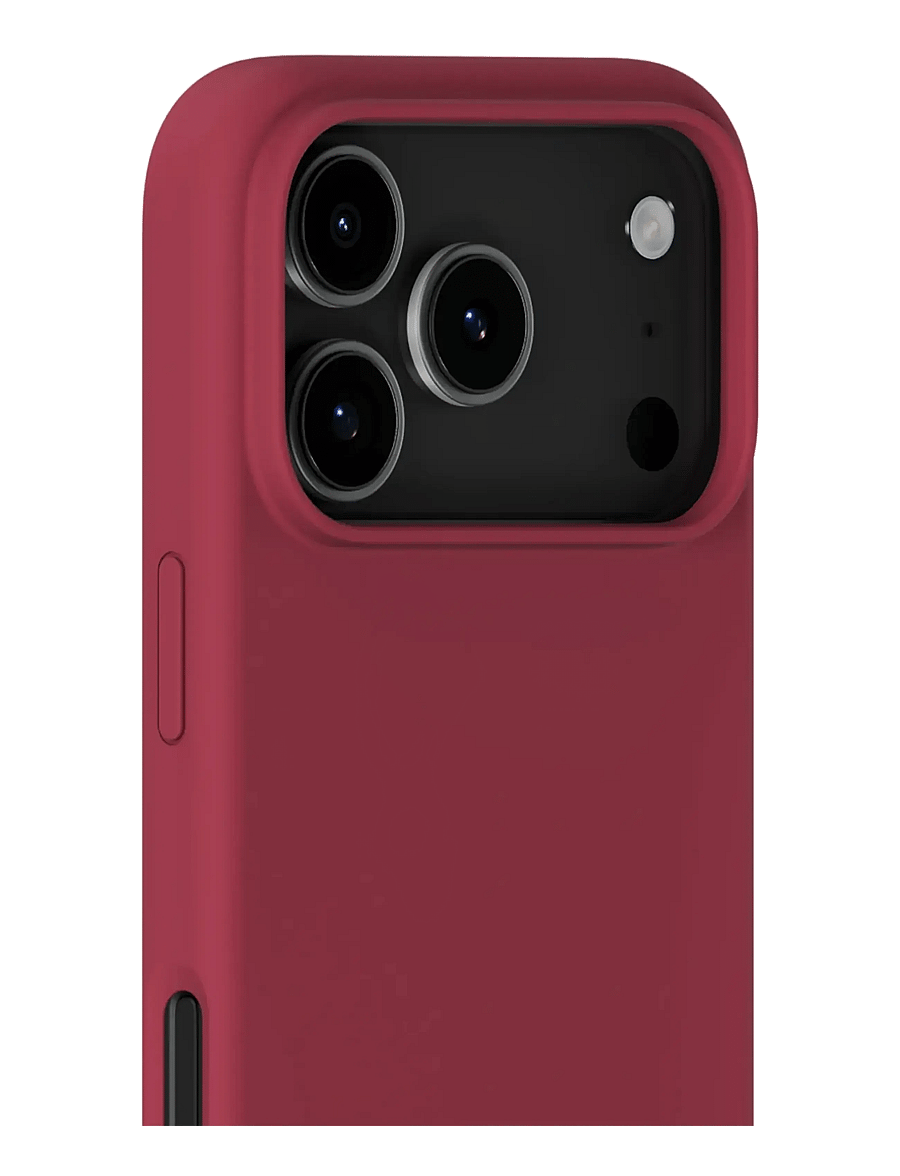 Holdit - Silicone Case iPhone 17 Pro - handyhüllen - red velvet - 2