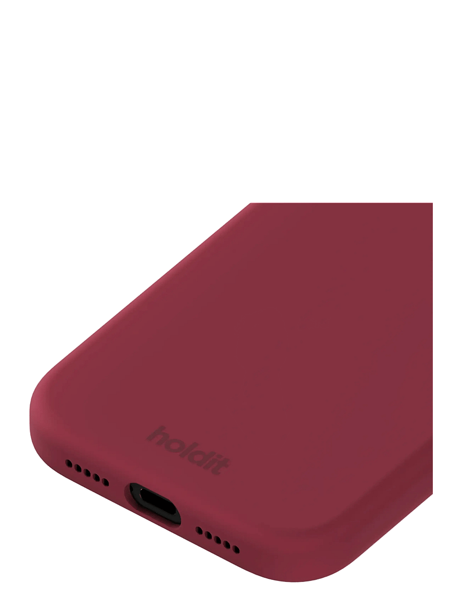 Holdit - Silicone Case iPhone 17 Pro - handyhüllen - red velvet - 3