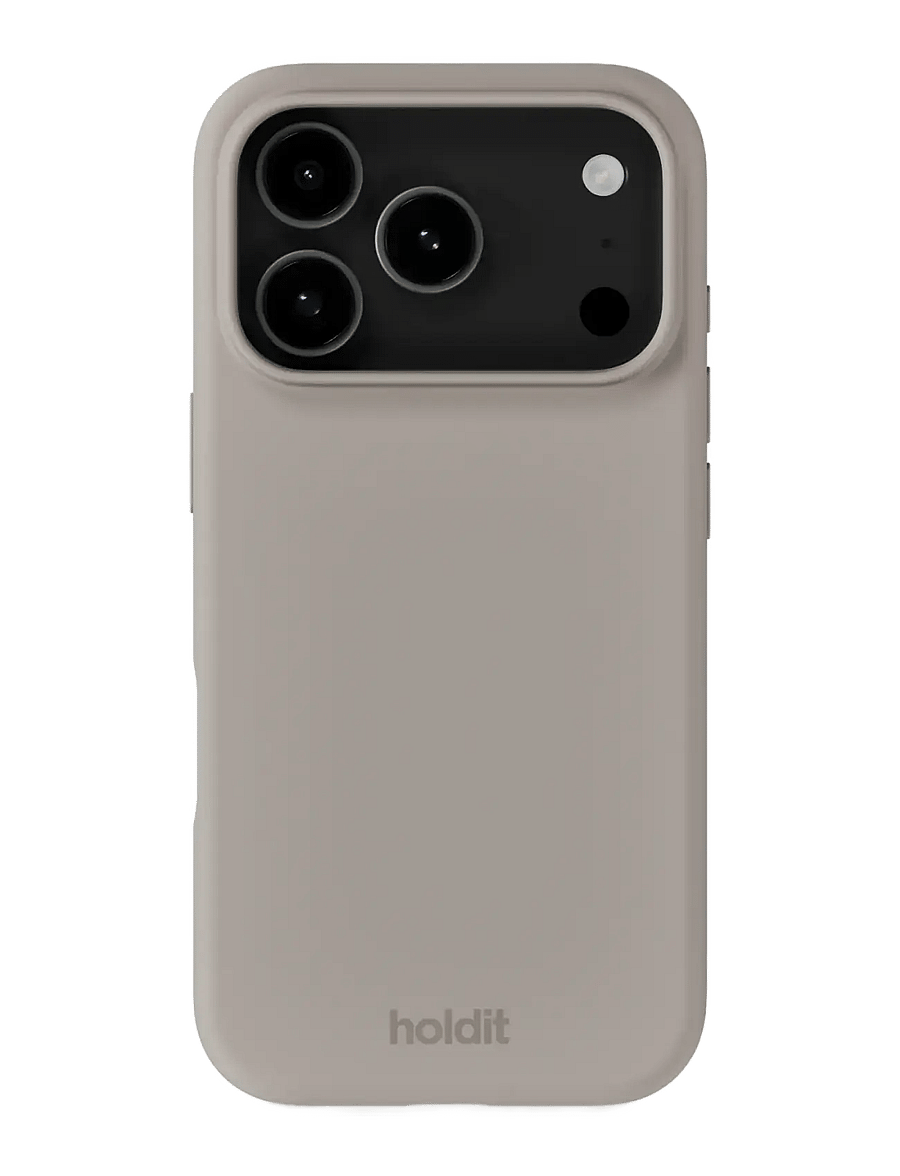 Holdit - Silicone Case iPhone 17 Pro Max - telefonide ümbrised - taupe - 0