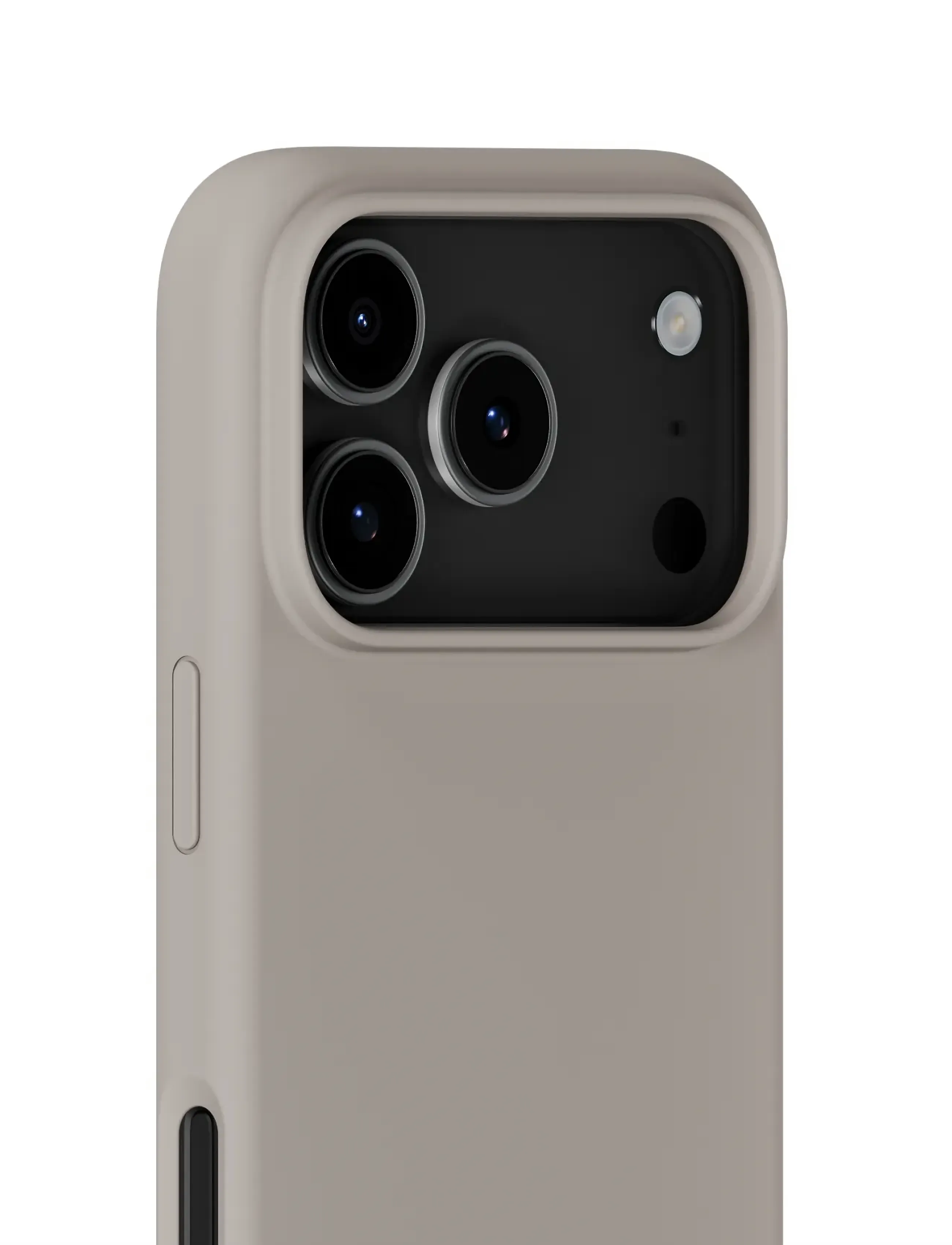 Holdit - Silicone Case iPhone 17 Pro Max - telefonide ümbrised - taupe - 3
