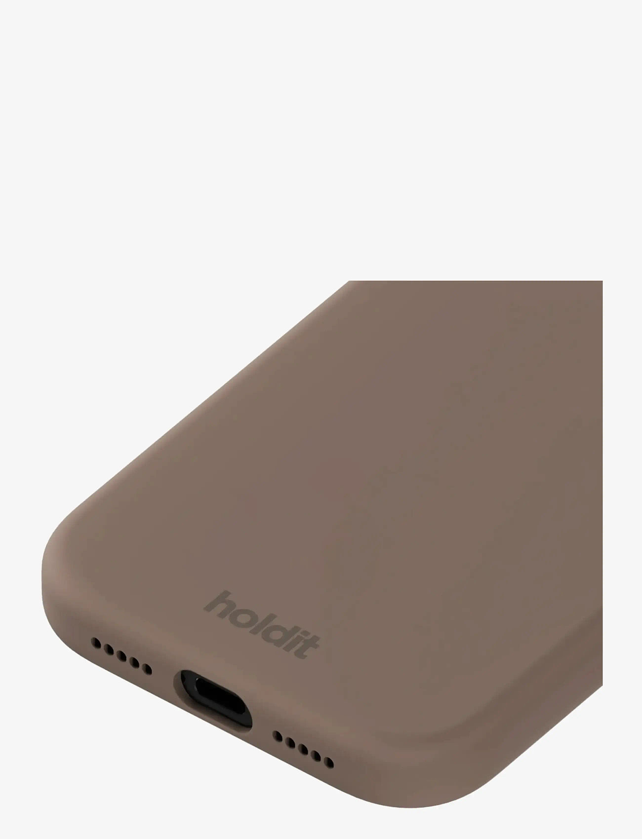 Holdit - Silicone Case iPhone 17 Pro Max - die niedrigsten preise - mocha brown - 2