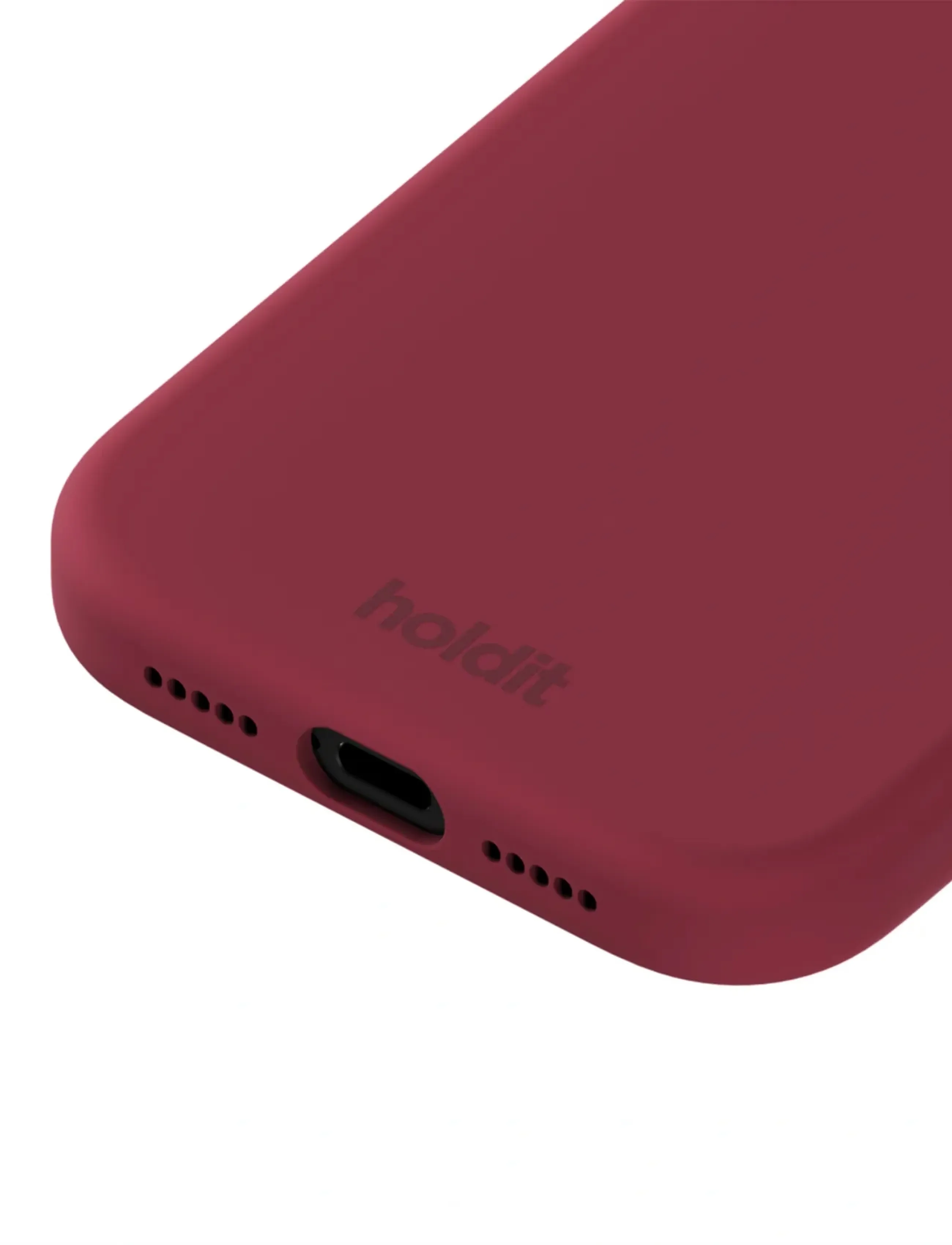 Holdit - Silicone Case iPhone 17 Pro Max - phone cases - red velvet - 2