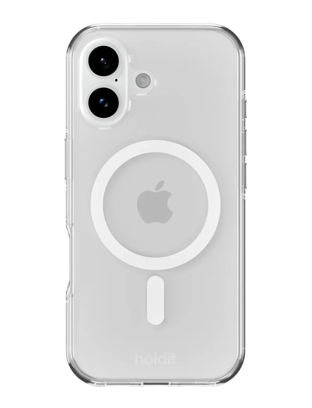 Holdit Transparent Case Magsafe Cpt. IPH 17 - Põhirõivad - WHITE/TRANSPARENT / white