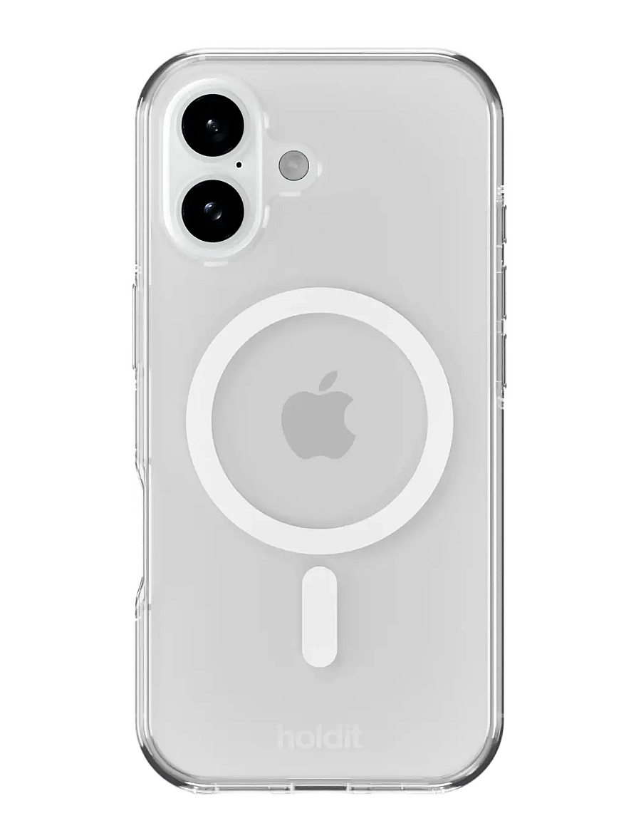 Holdit - Transparent Case Magsafe Cpt. IPH 17 - telefonide ümbrised - white/transparent - 0